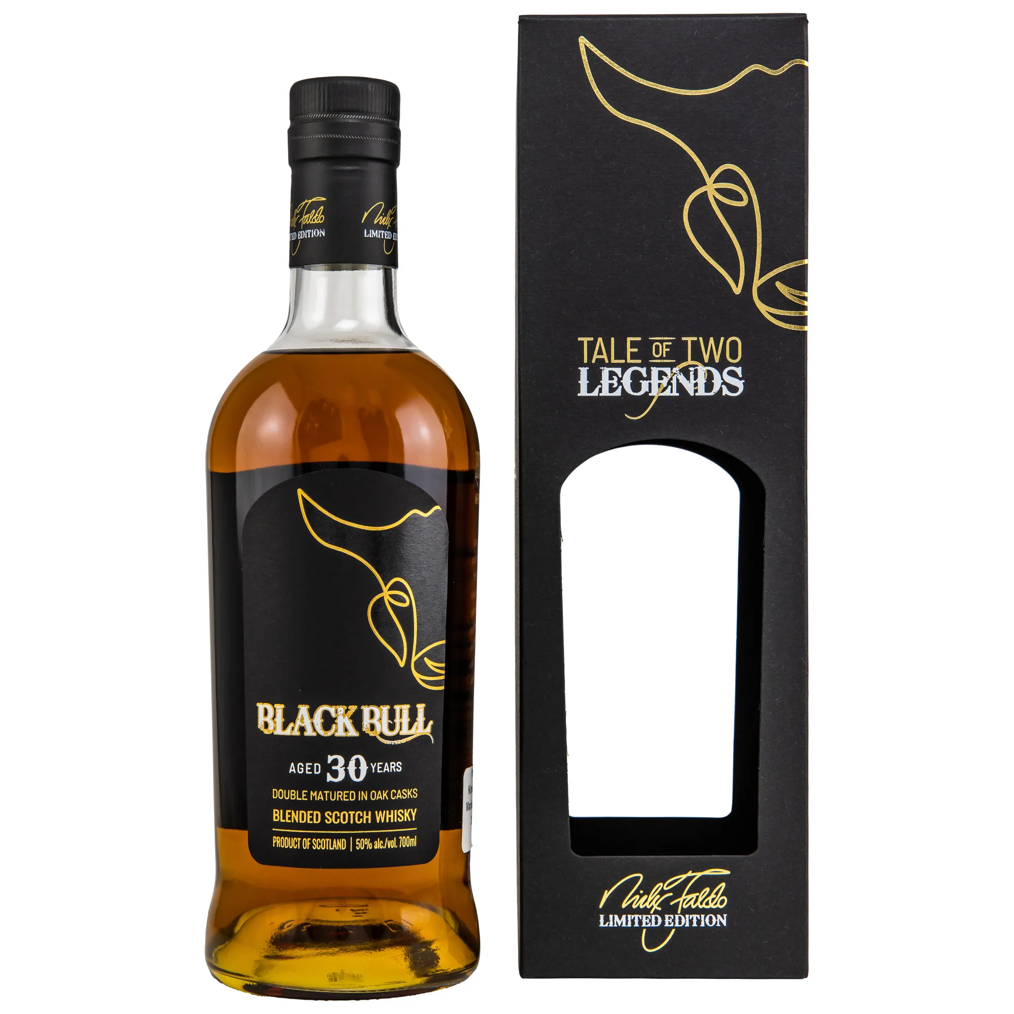 Black Bull 30 Year Old - Nick Faldo Edition, Sherry Cask, 1992, Duncan Taylor, 50%