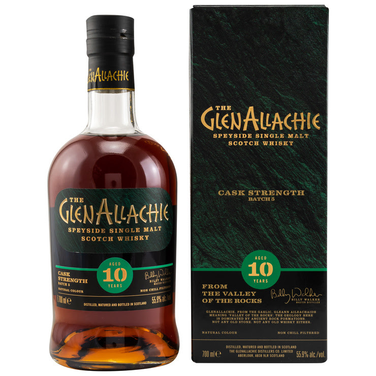 GlenAllachie 10 year old Batch #5 55,9%vol. 0,7l GlenAllachie 10 year old Batch #5 55,9%vol. 0,7l