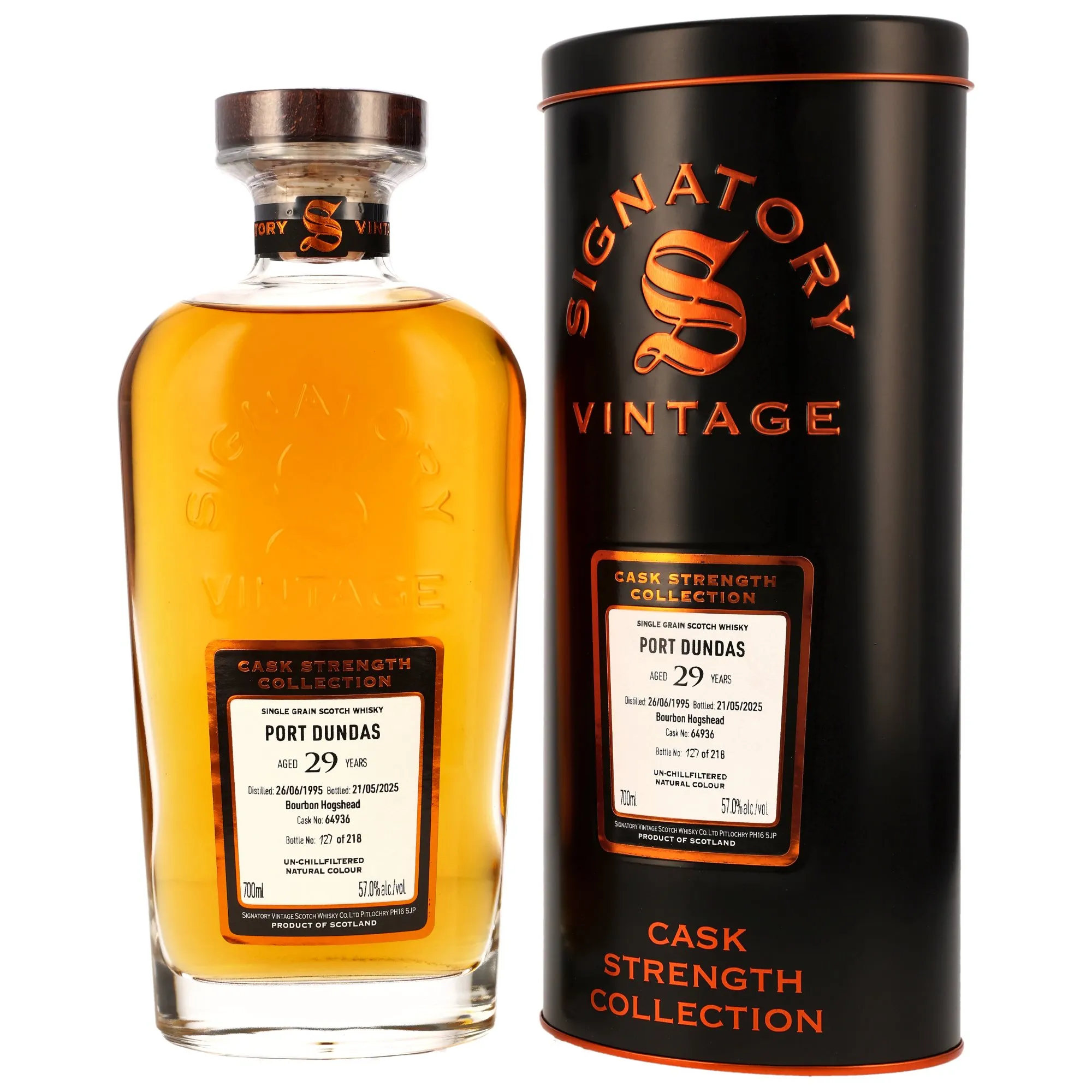 Port Dundas 1995/2025 - 29 Jahre Sig CS Bourbon Hogshead #64936