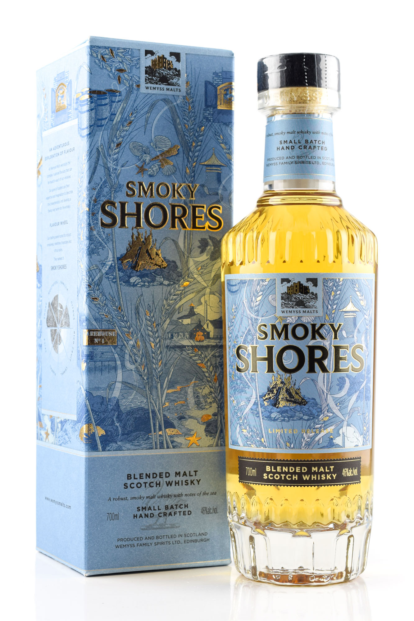 Smoky Shores Wemyss Malts 46%vol. 0,7l Smoky Shores Wemyss Malts 46%vol. 0,7l