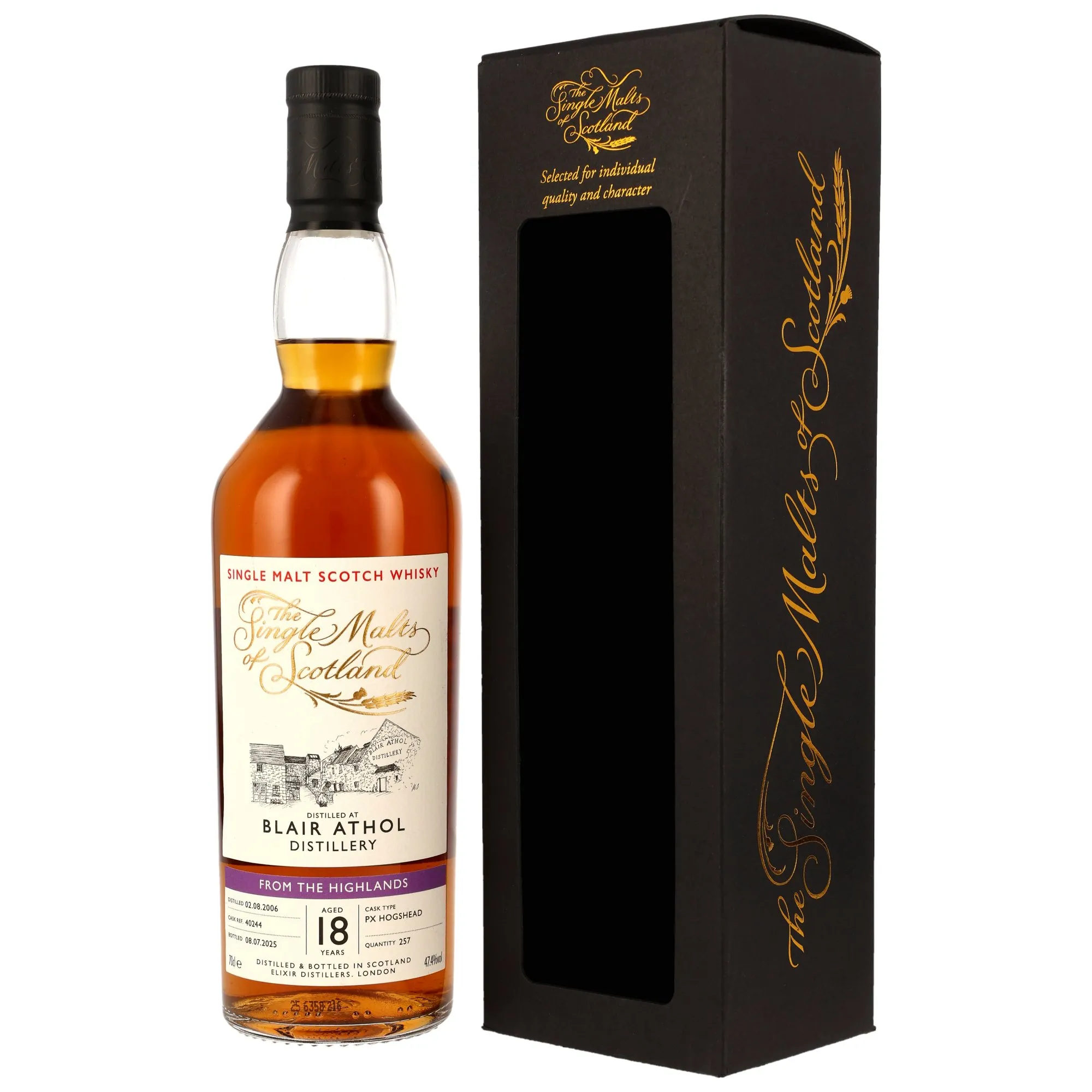 Blair Athol 2006/2025 - 18 Jahre - PX Sherry Hogshead #40244 (SMoS)