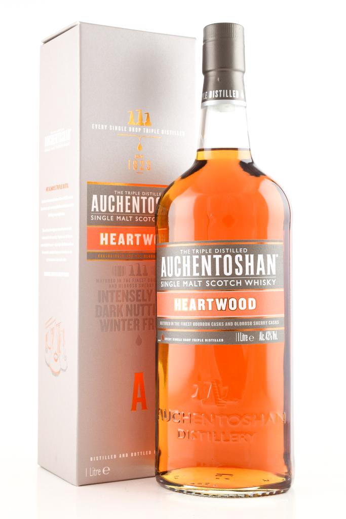 *Auchentoshan Heartwood 43%vol. 1,0l - ohne Geschenkpackung