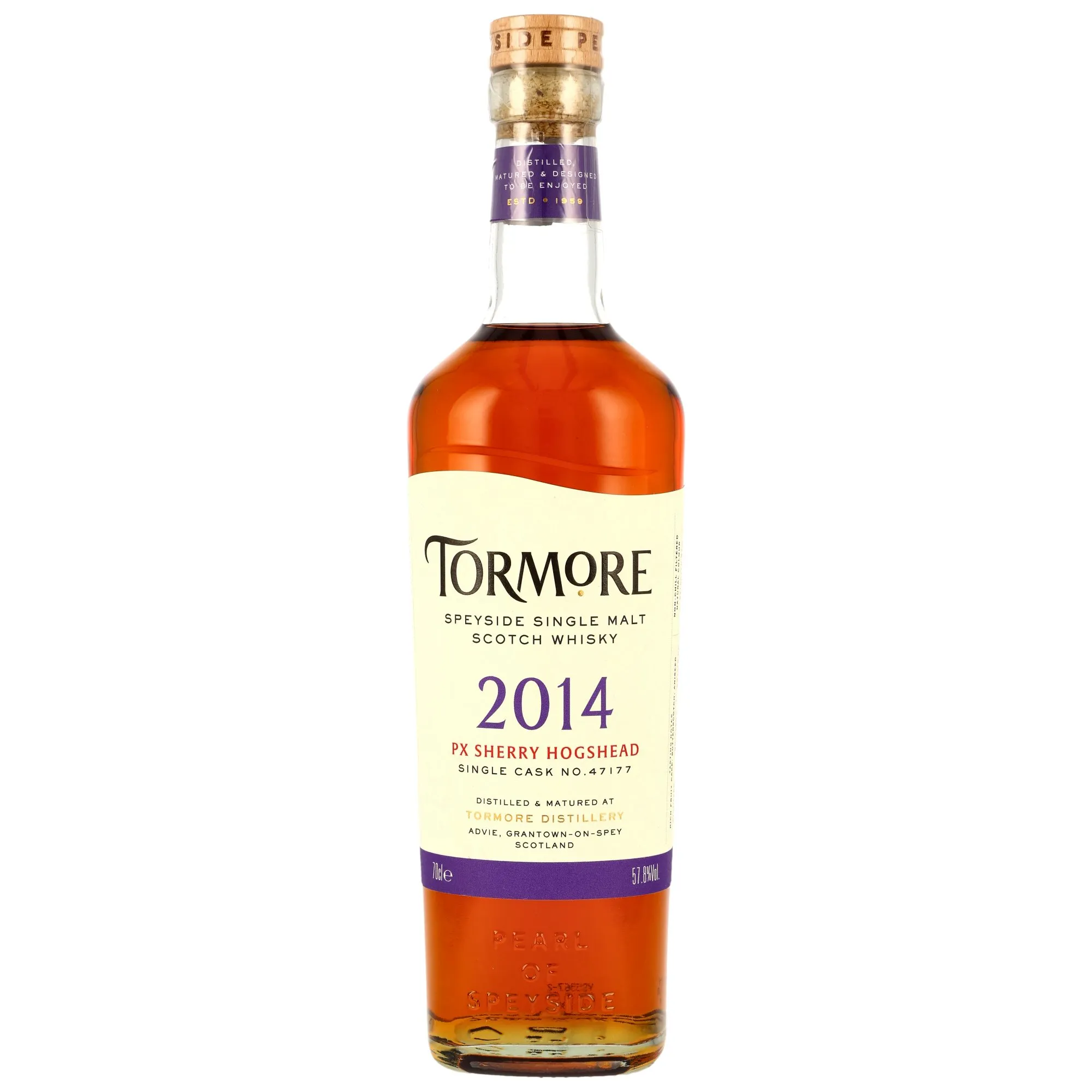 Tormore 2014/2026 - 12 Jahre - PX Sherry Hogshead #47177 - 50th Anniversary Kirsch Import