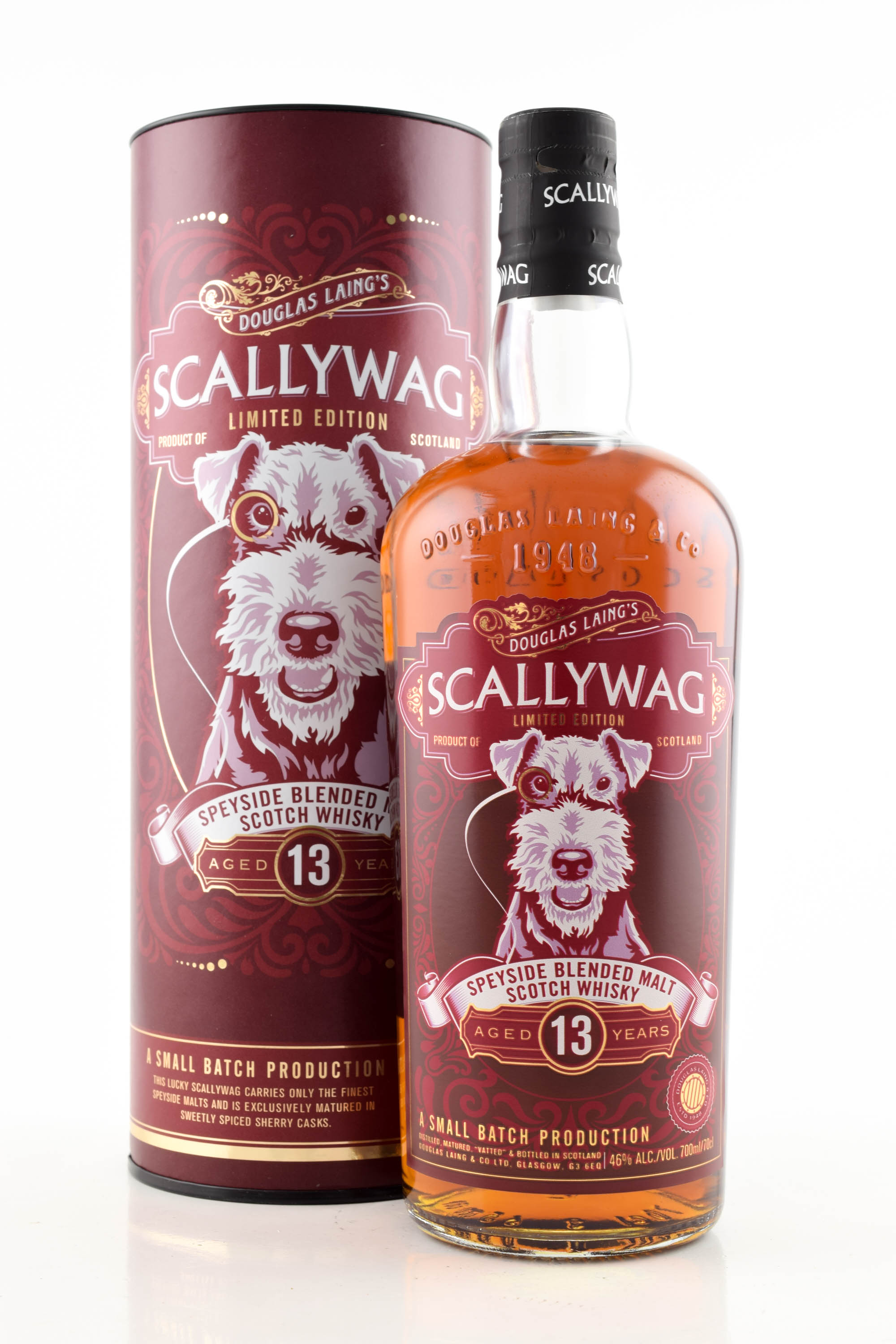 *Scallywag 13 Jahre Limited Edition Speyside Blended Malt Douglas Laing 46%vol. 0,7l - ohne Geschenk