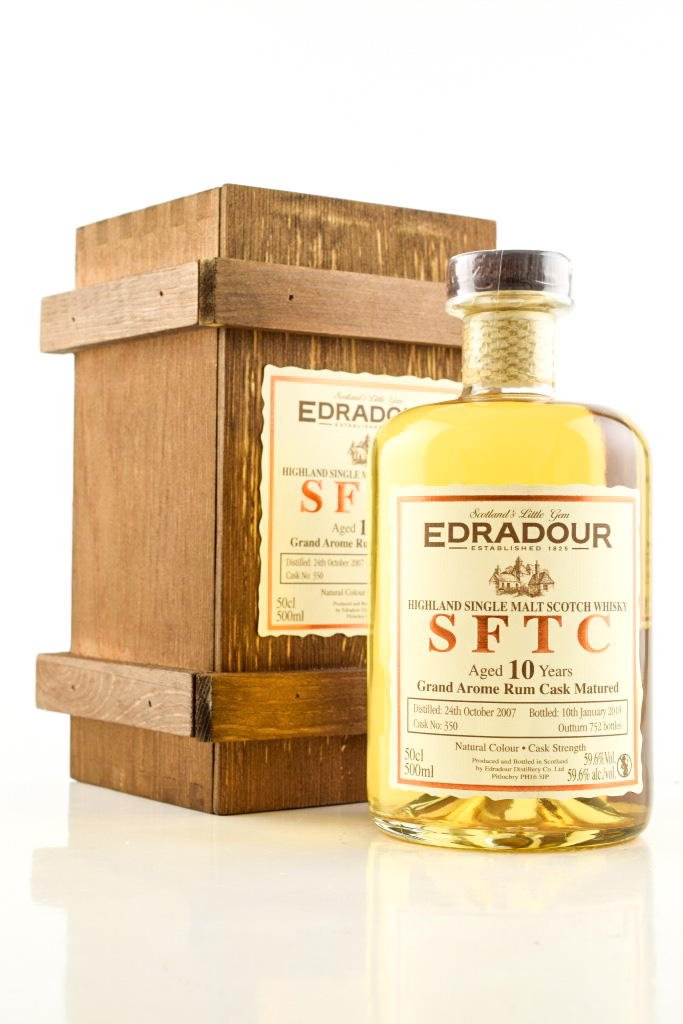 Edradour 10 Year Old 2007/2018 SFTC Grand Amarone Rum Cask Matured # 350 59.6% vol. 0.5l