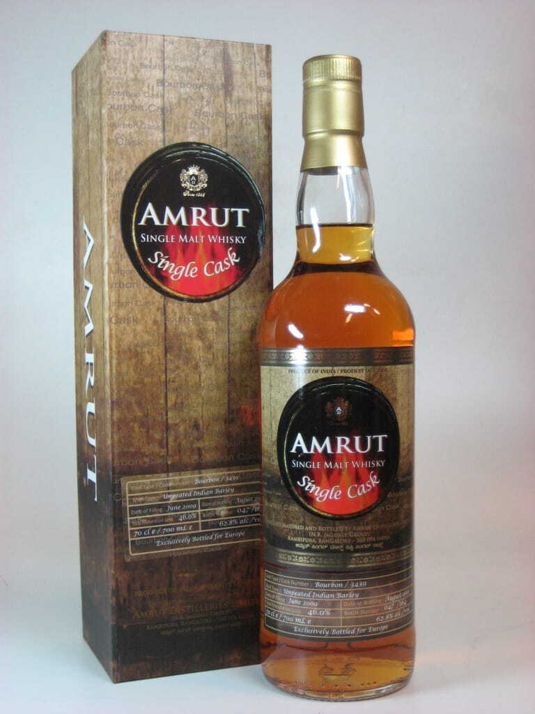 Amrut Single Cask exBourbon - Indien - 62,8%vol. 0,7l