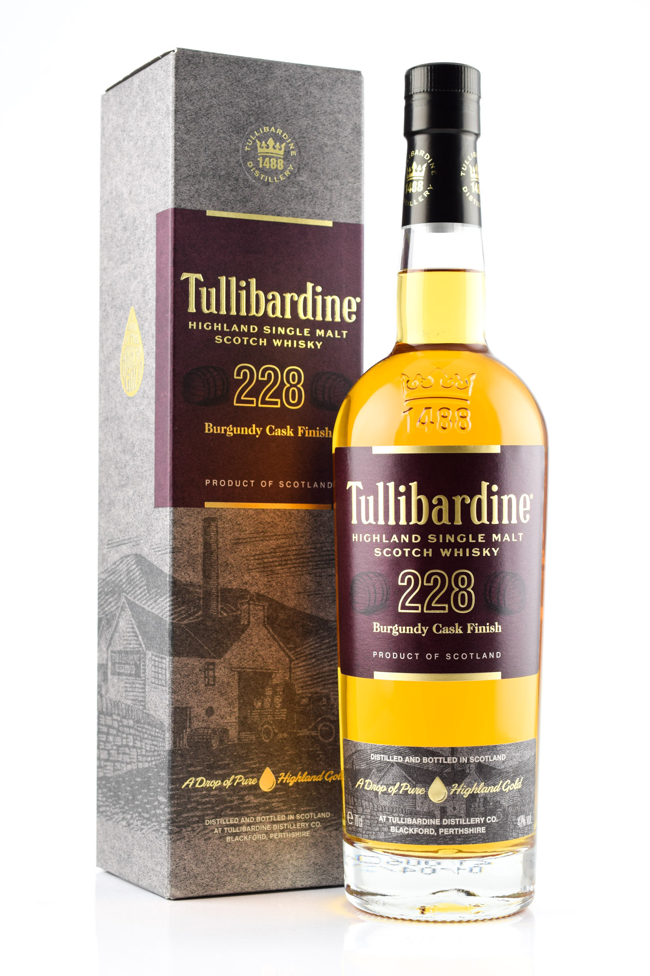 Tullibardine 228 Burgundy Finish