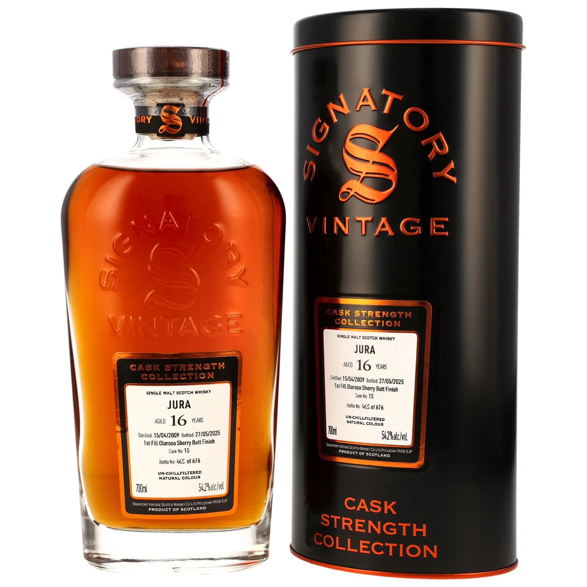 Jura 2009/2025 - 16 Jahre - Sig CS - 1st Fill Oloroso Sherry Butt Finish #15