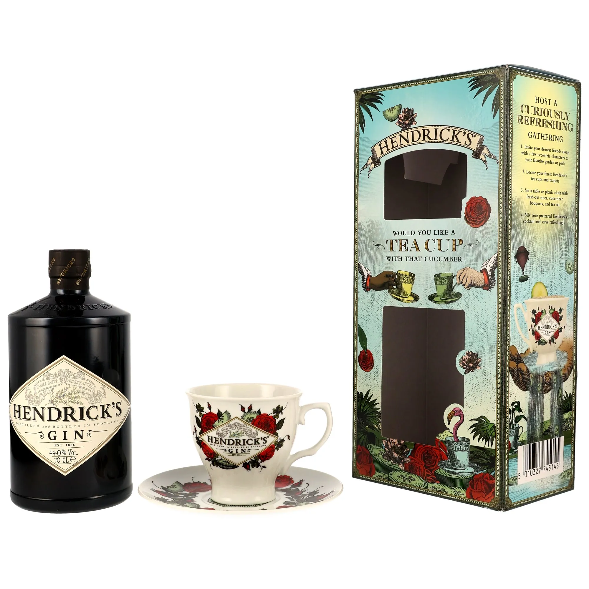 Hendrick´s Gin / Small Batch + Tea-Cup