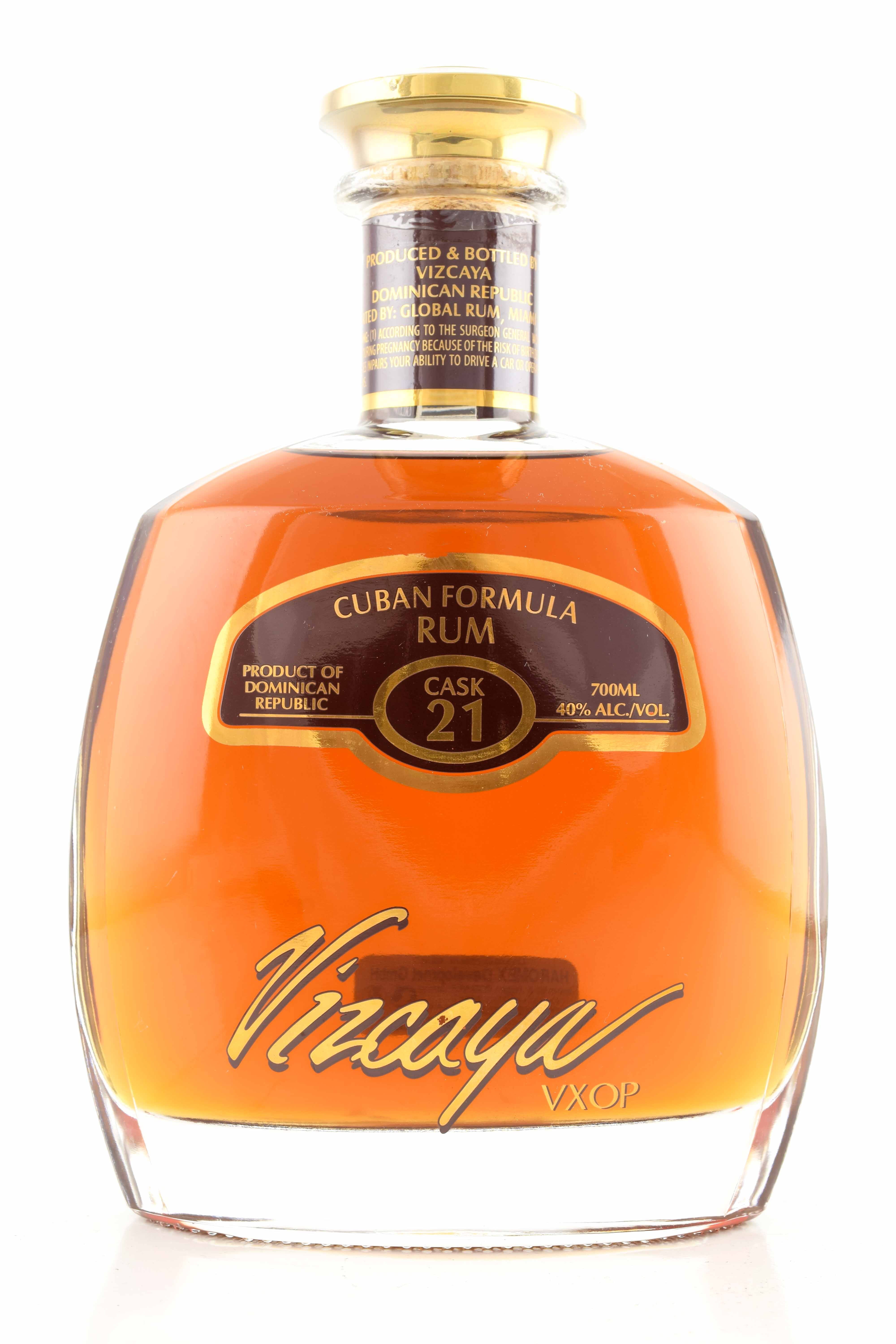Vizcaya Rum Cask No. VXOP 21 to 40% vol. 0,7l Vizcaya Rum Cask No. VXOP 21 to 40% vol. 0,7l
