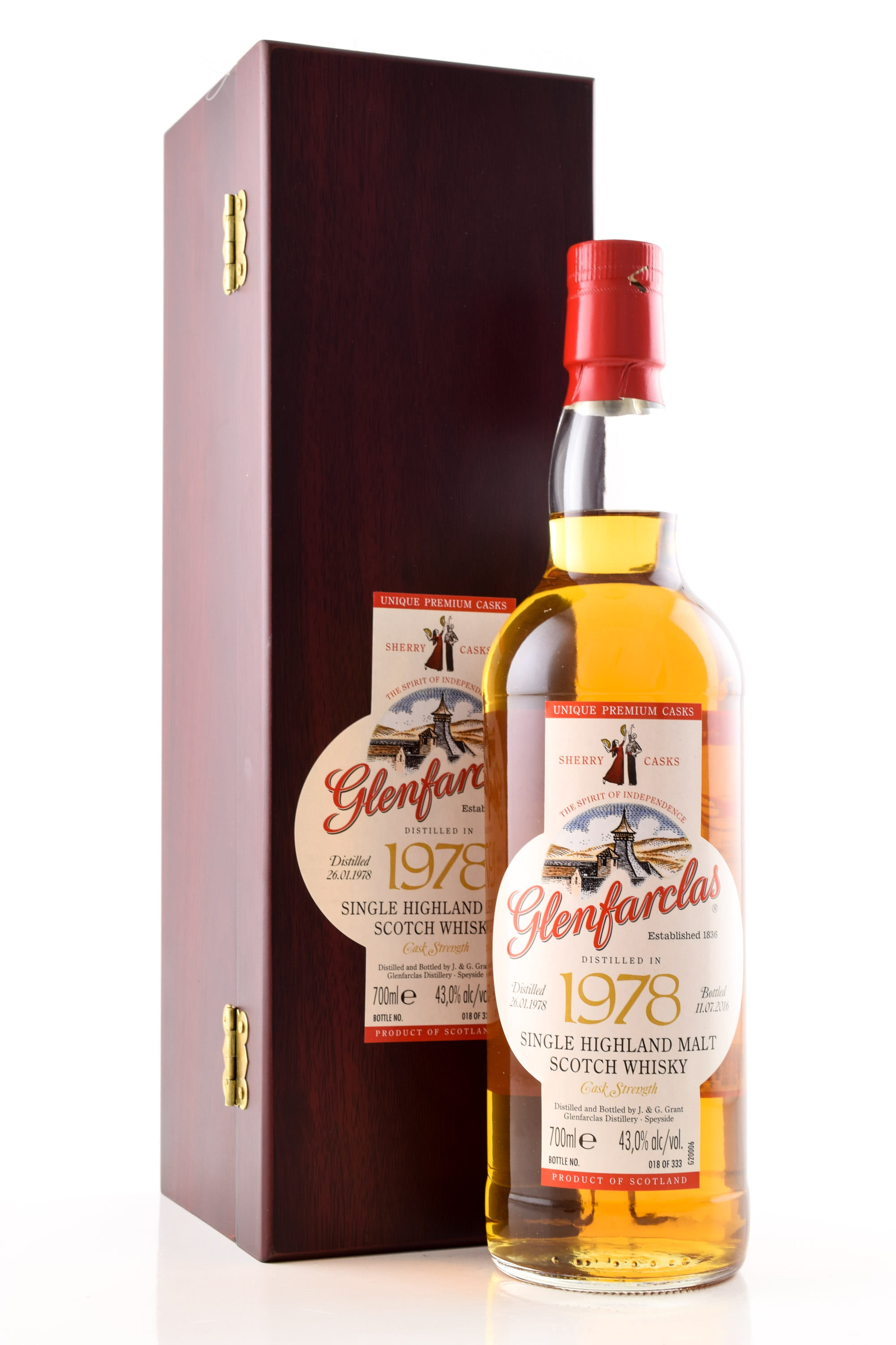 Glenfarclas 1978/2016 Cask strength 43% vol. 0,7l
