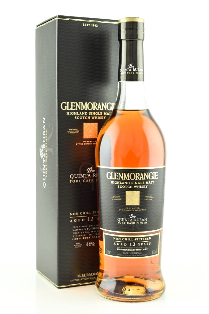 *Glenmorangie 12 Jahre The Quinta Ruban 46%vol. 0,7l - ohne Geschenkpackung