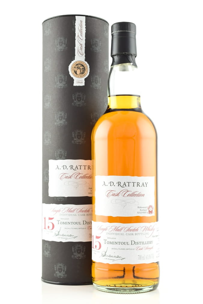 Tomintoul 15 Jahre 1999/2015 A.D. Rattray 61%vol. 0,7l