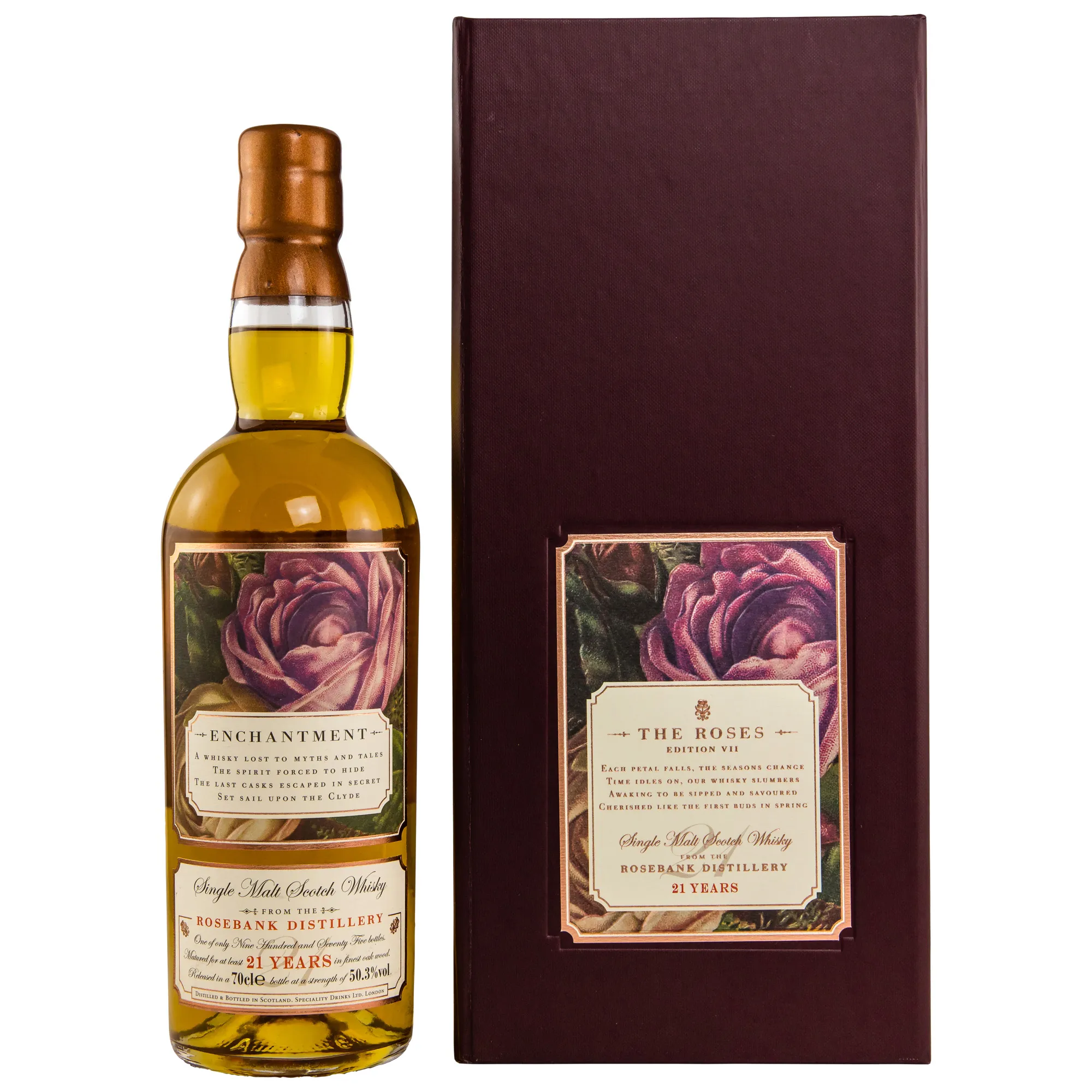 Rosebank The Roses Series VII Enchantment 21 Year Old, Series VII, Elixir Distillers, 50.3%