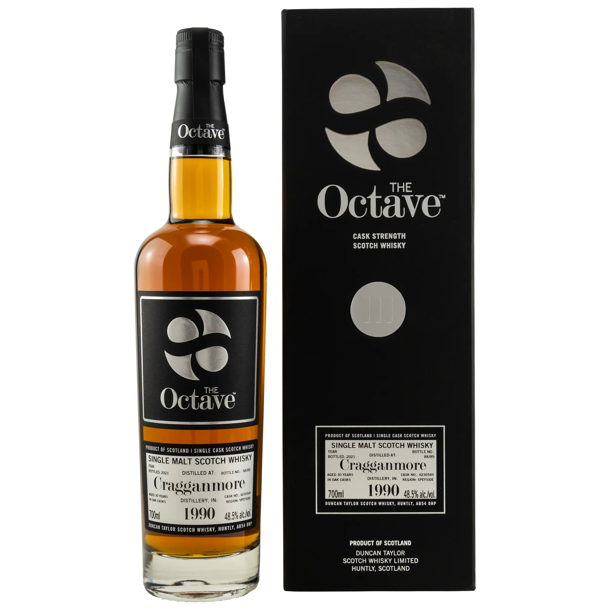 Cragganmore The Octave Premium 30 Year Old, Sherry Octave Cask, Cask #4230549, 1990, Duncan Taylor, 48.5%