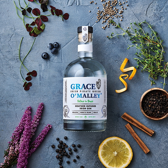 Grace O’Malley Heather Infused Gin
