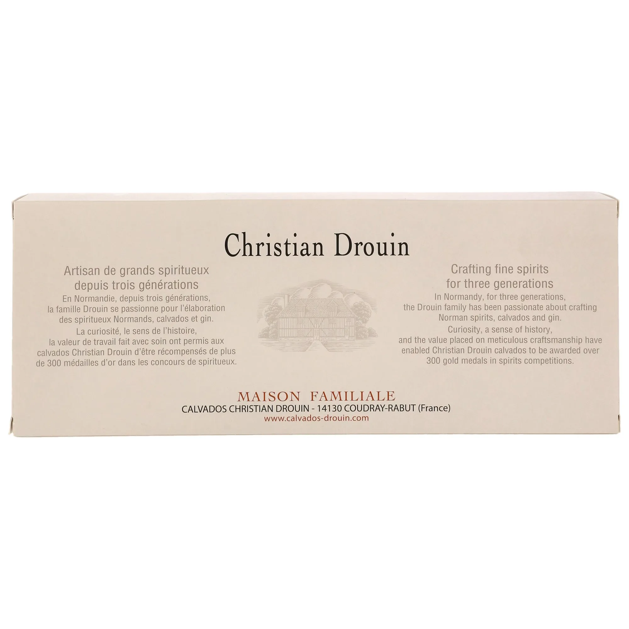 Christian Drouin Calvados Tasting Set 4x0,05l (Hors d'age, Reserve, VSOP,XO)