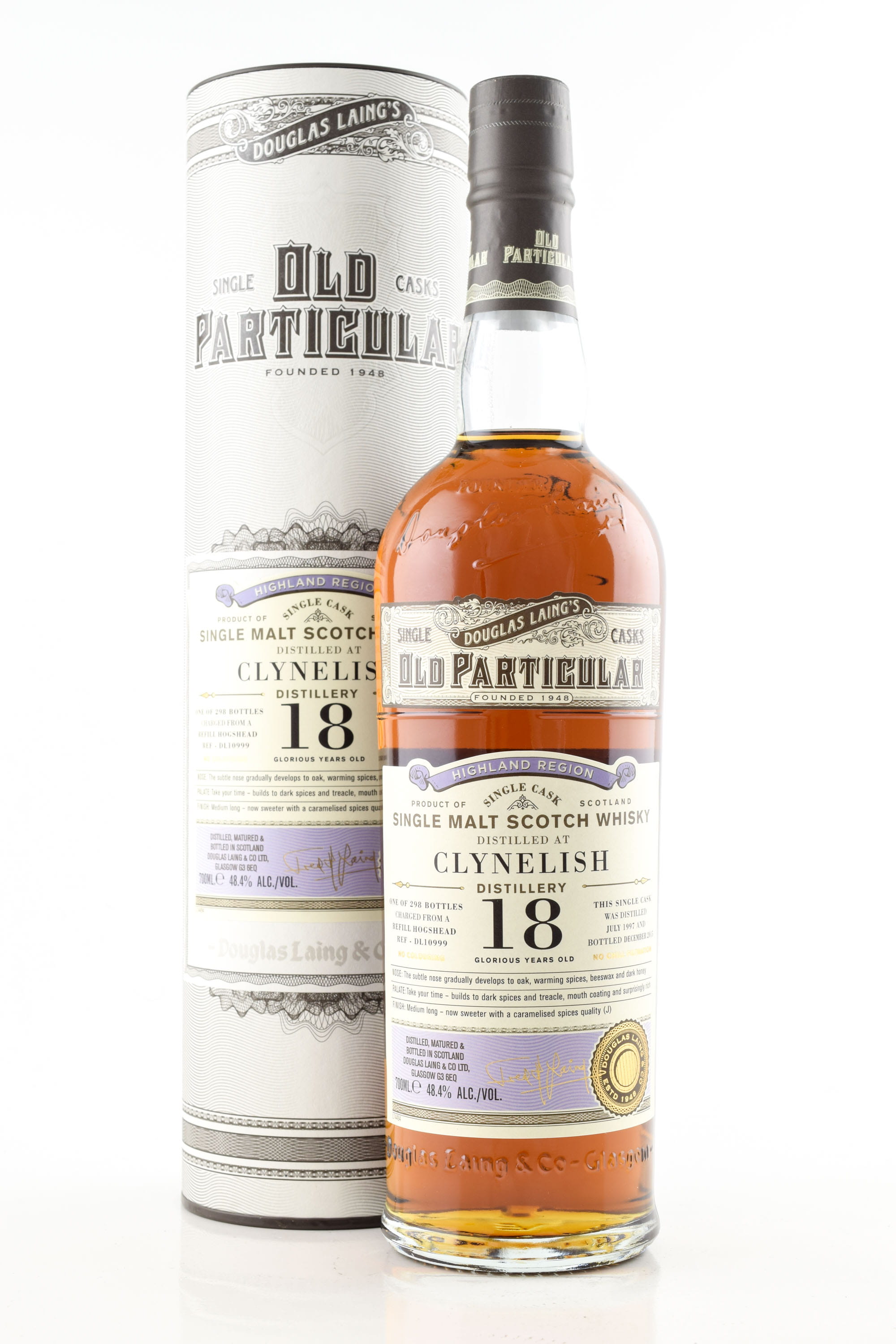 Clynelish 18 Year Old Refill Hogshead 1997/2015 Douglas Laing "Old Particular" 48.4% vol. 0,7l