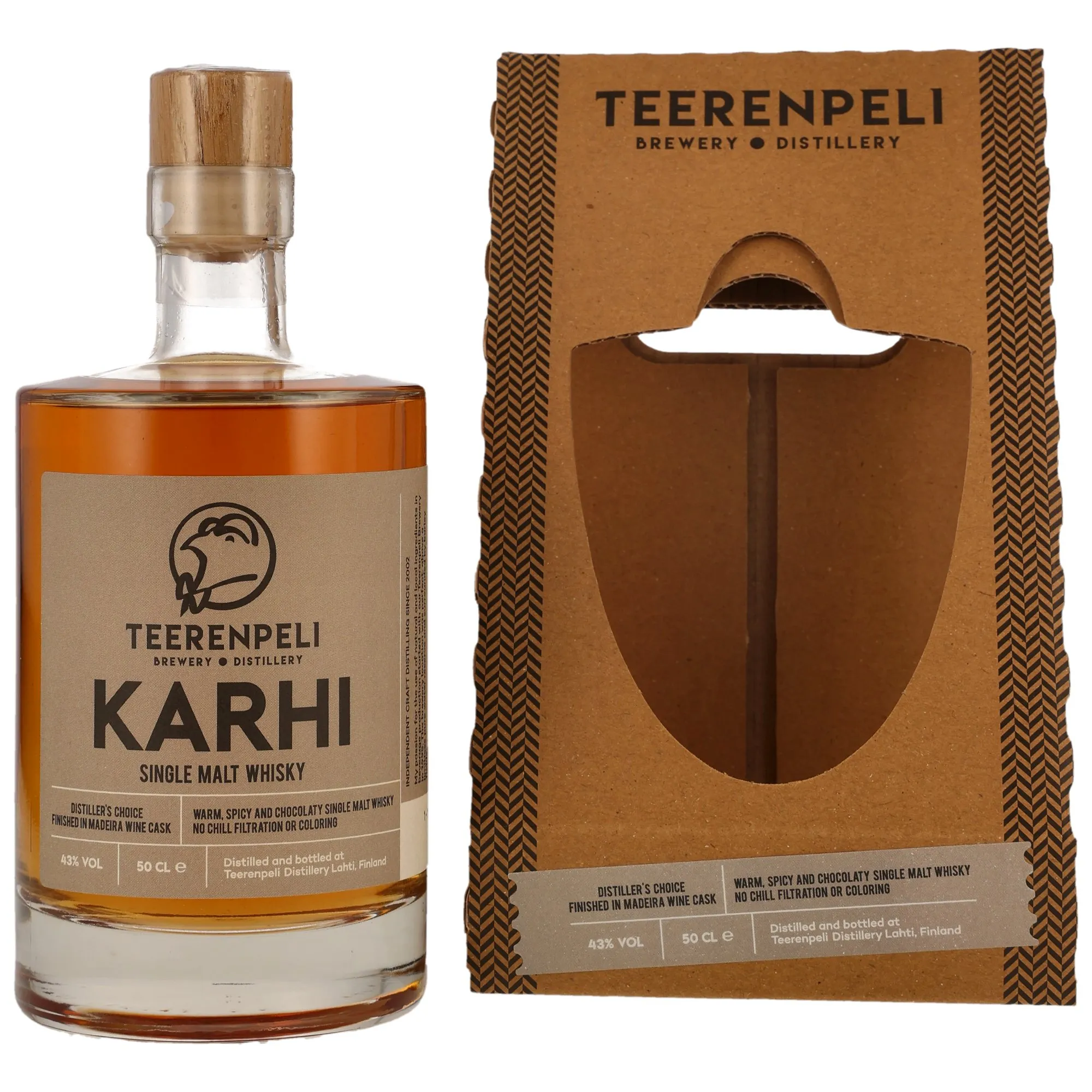 Teerenpeli Distiller's Choice KARHI - Madeira Finish, Bourbon & Madeira Cask, 43%