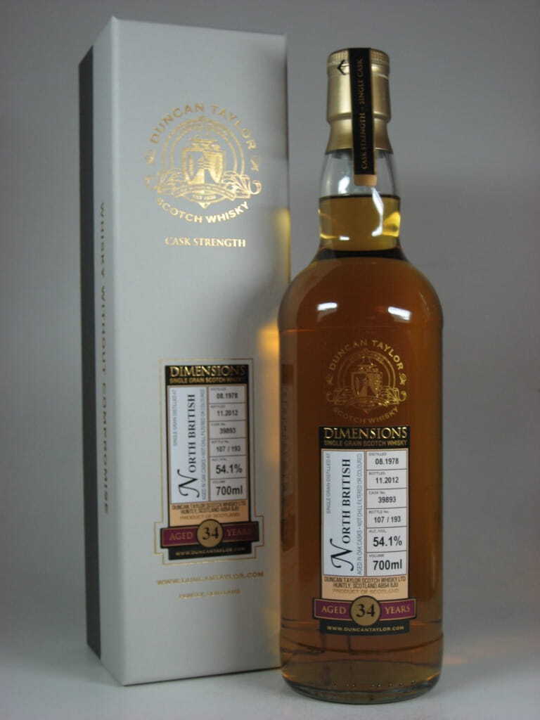 North British 34 Jahre 1978/2012 Dimensions Duncan Taylor 54,1%vol. 0,7l