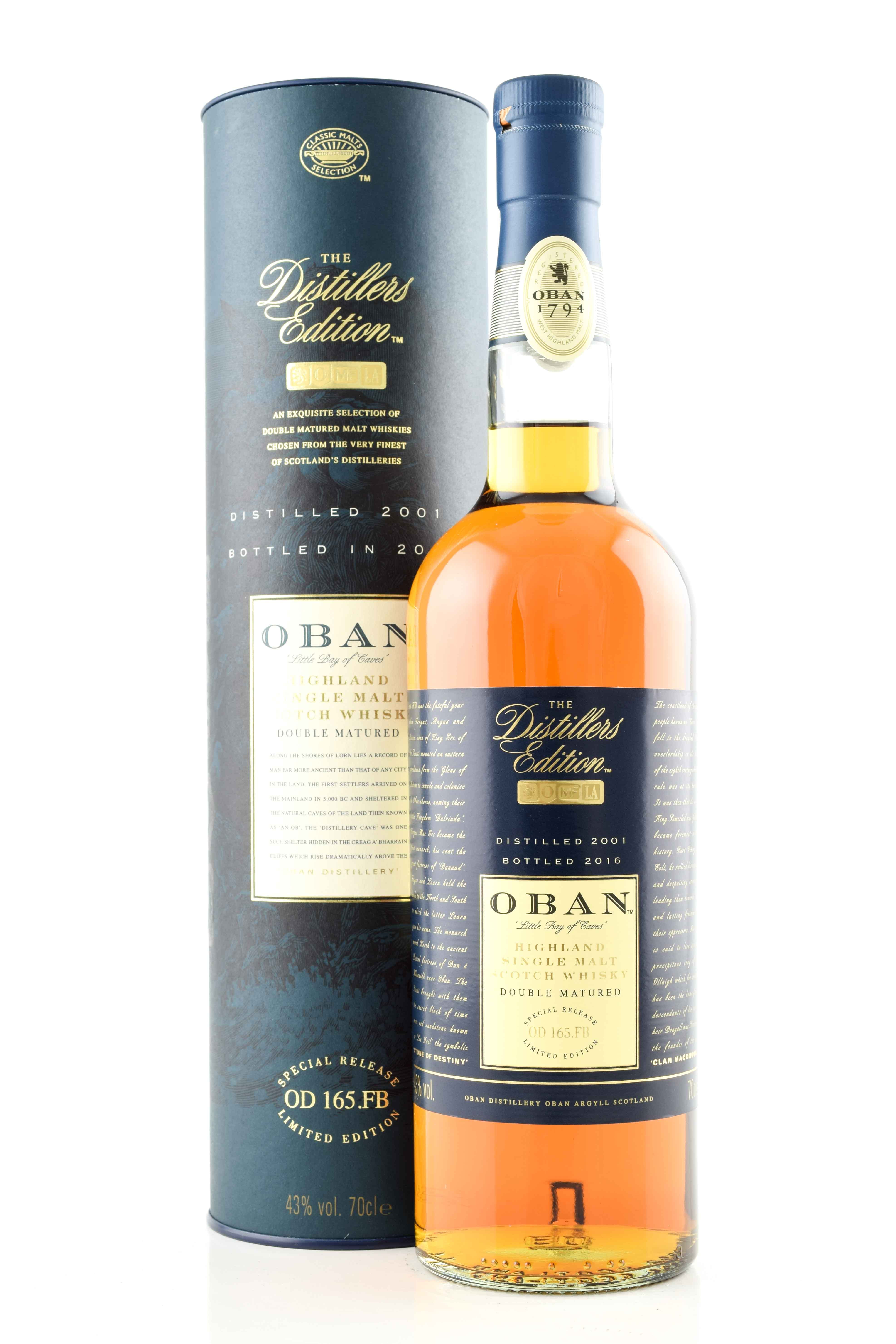 Oban Distillers Edition 2001/2016 43% vol. 0,7l Oban Distillers Edition 2001/2016 43% vol. 0,7l
