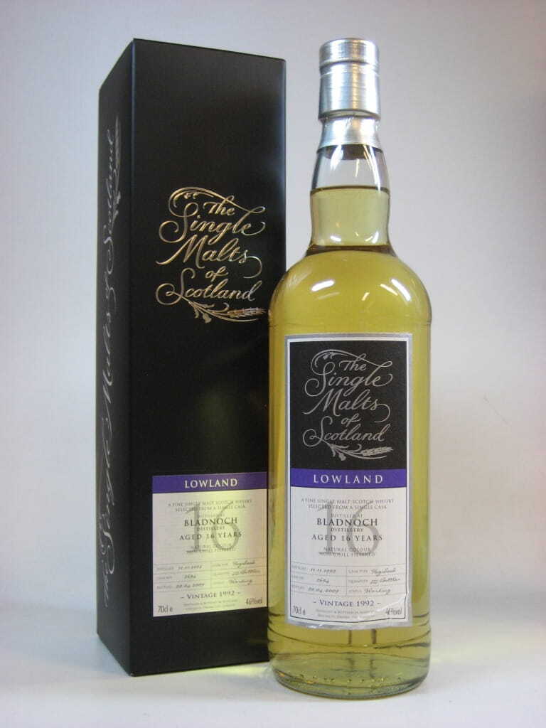Bladnoch 16 Jahre 1992/2009 "The Single Malts of Scotland" 46%vol. 0,7l