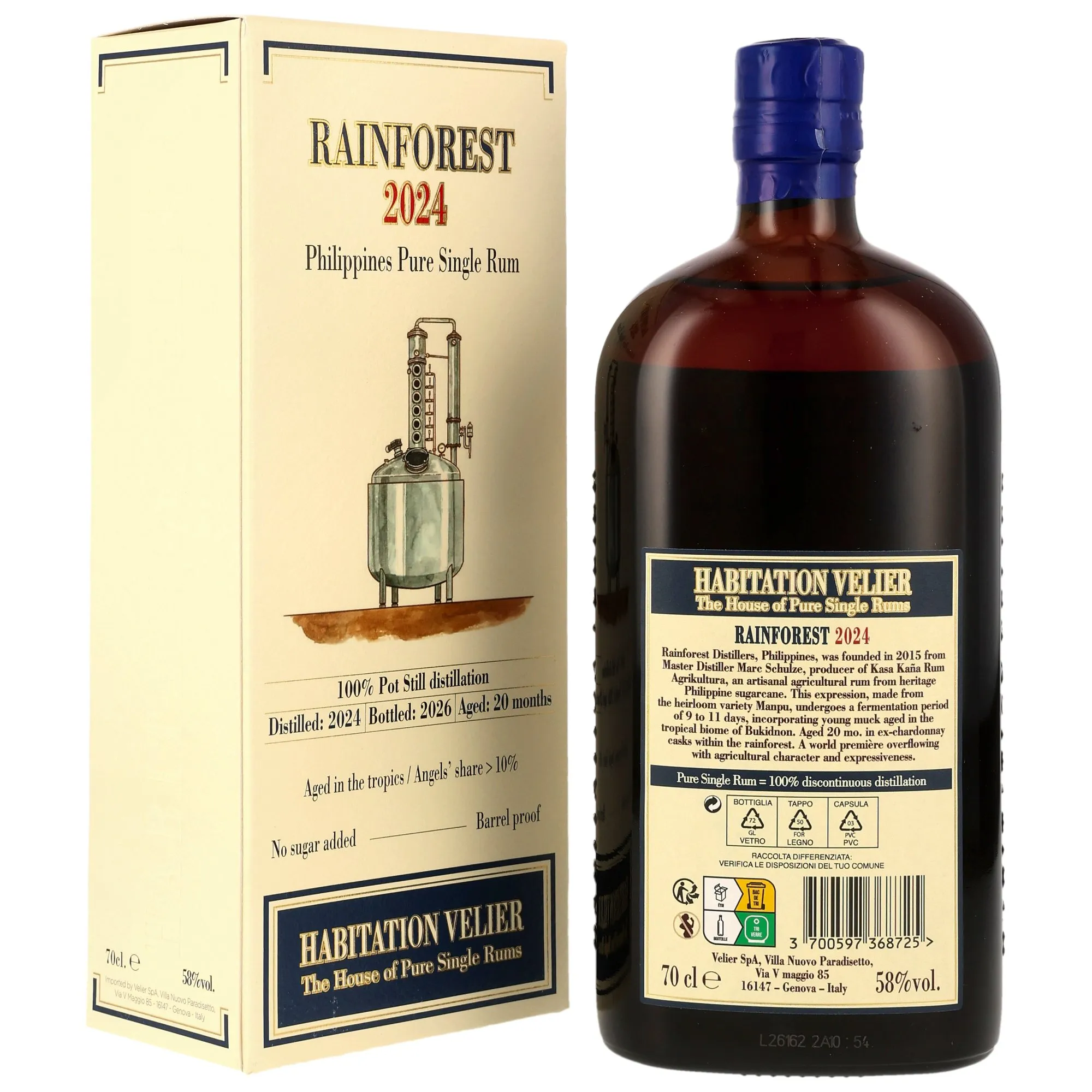 Rainforest 2024/2026 - Ex-Chardonnay Casks - Habitation Velier