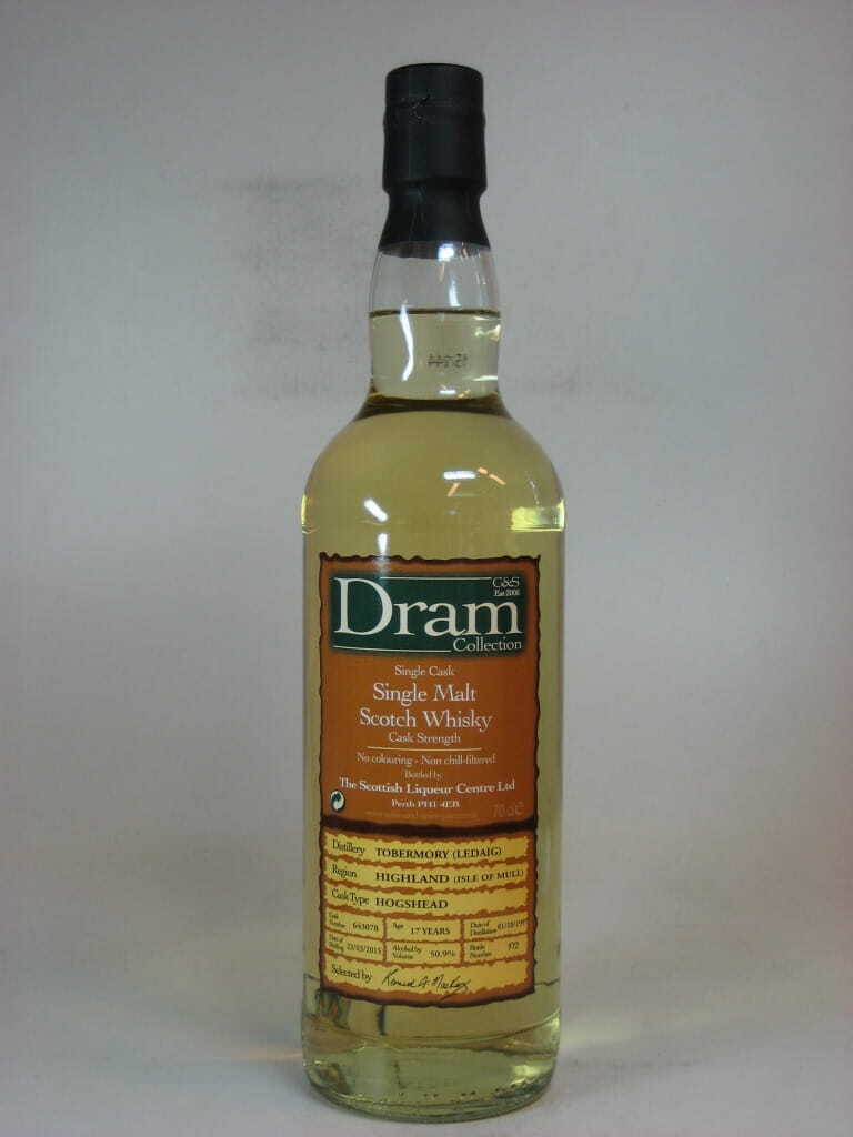 Ledaig 17 Jahre 1997/2015 - C&S Dram Collection 50,9%vol. 0,7l Ledaig 17 Jahre 1997/2015 - C&S Dram Collection 50,9%vol. 0,7l