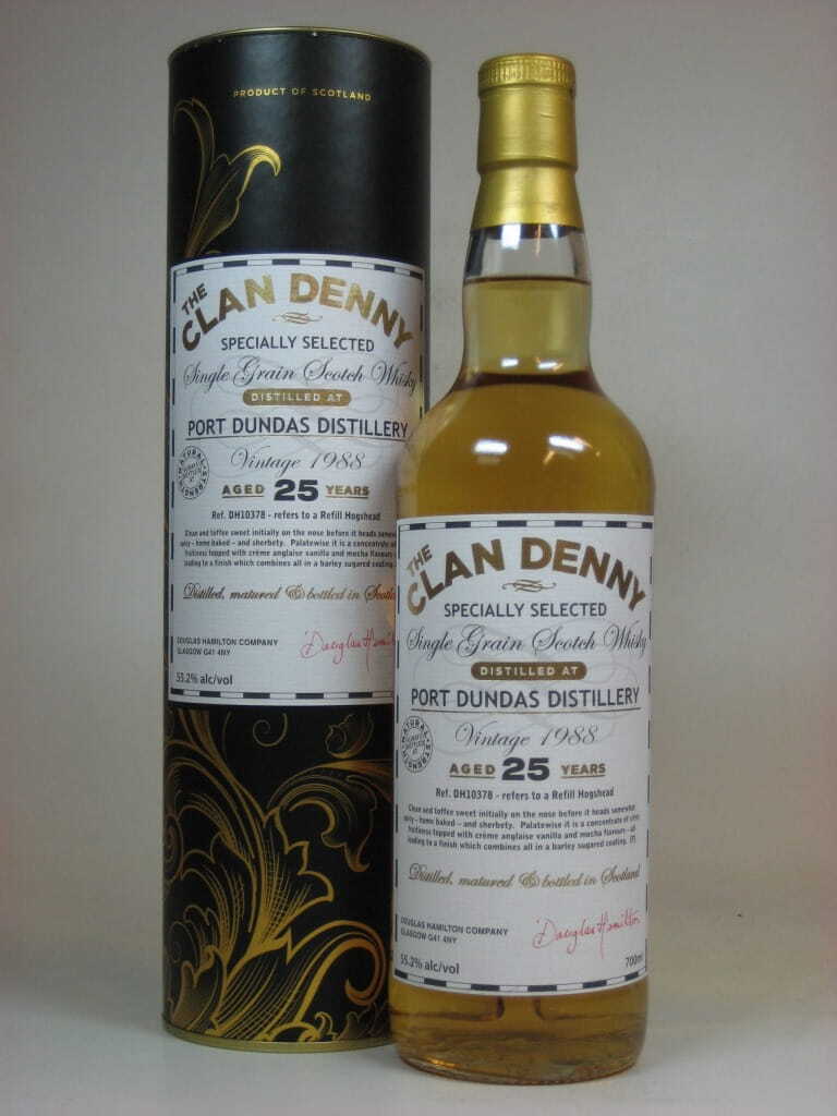 Port Dundas 25 Jahre 1988 Clan Denny 55,2%vol. 0,7l