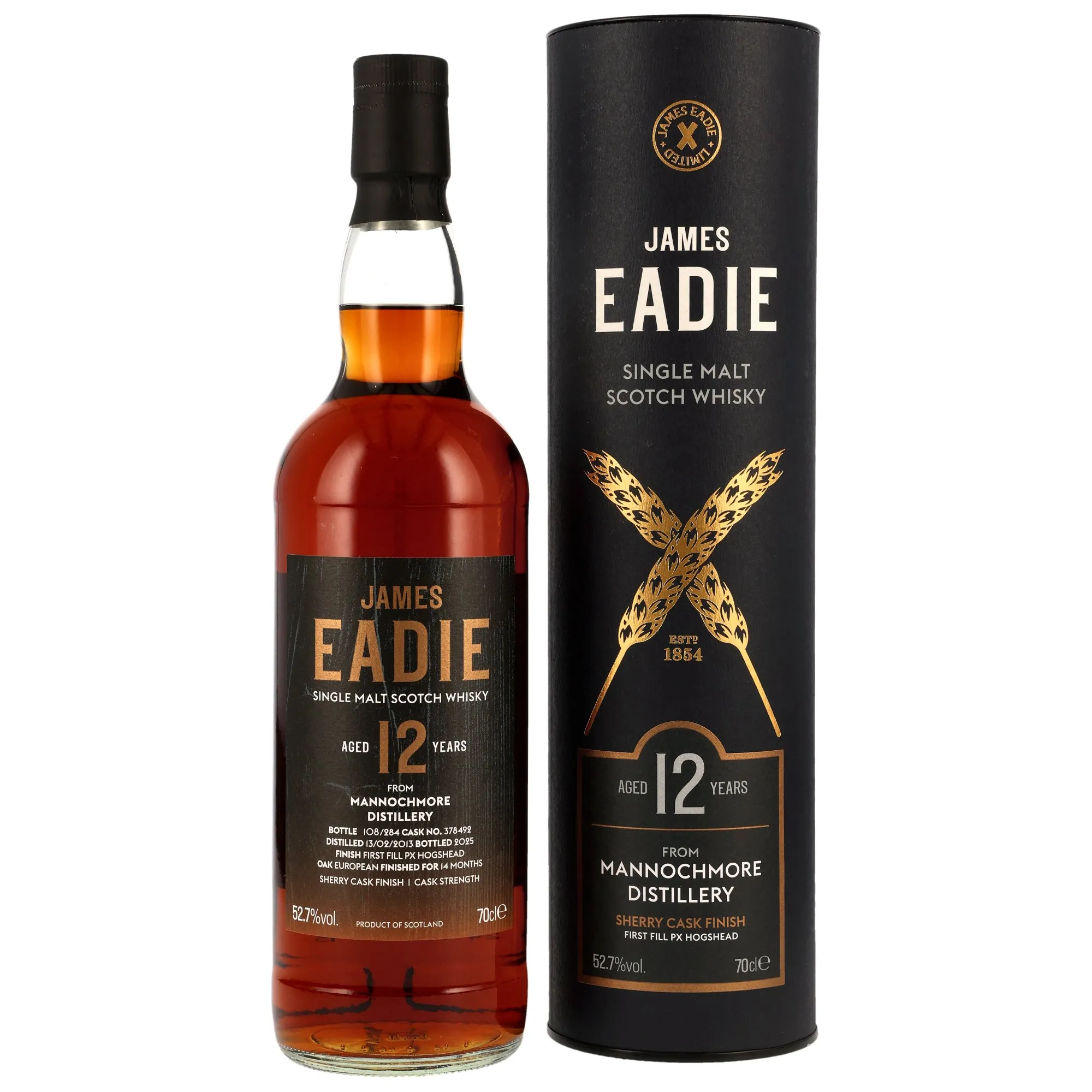 Mannochmore 2013/2025 - 12 Year Old - PX Hogshead #378492 - James Eadie