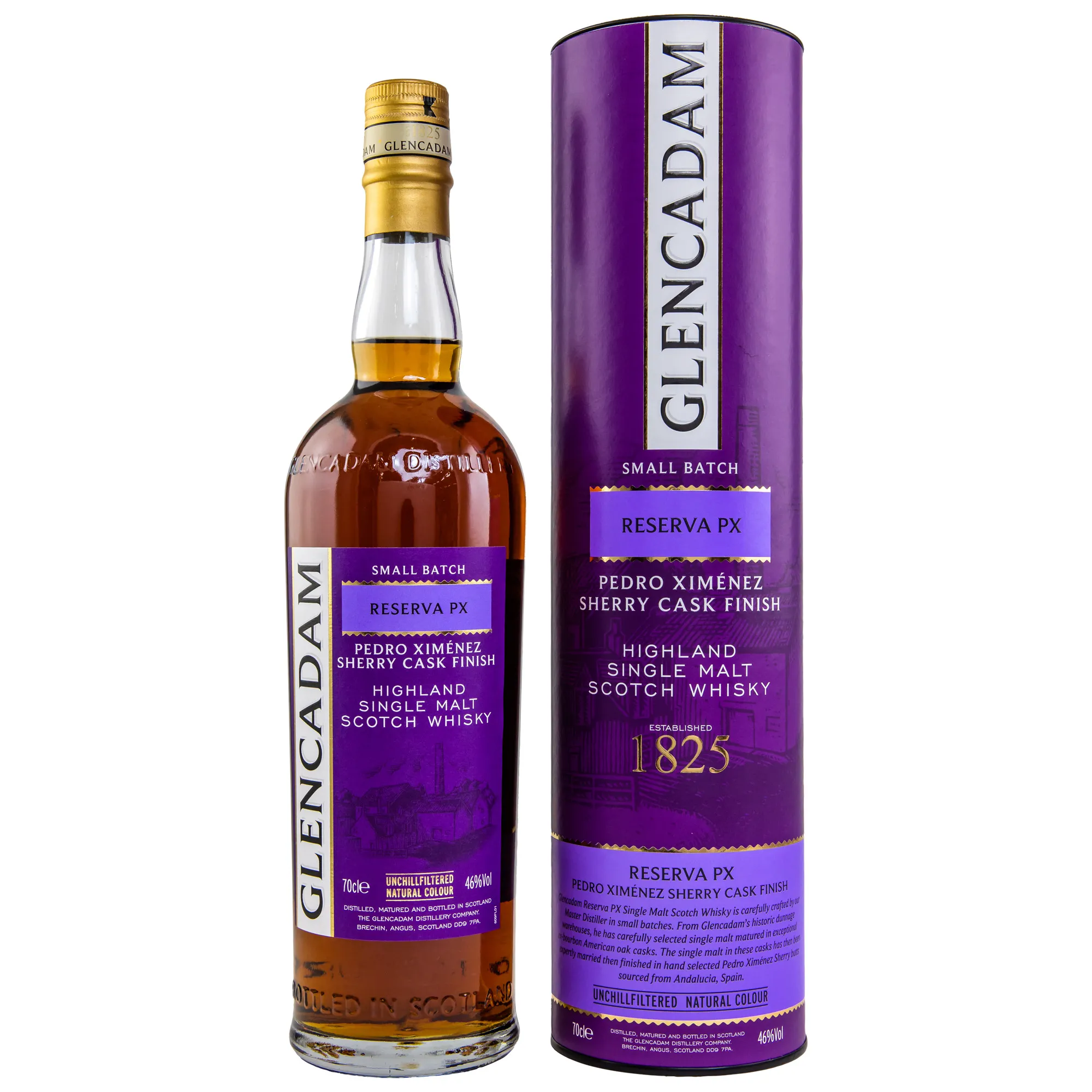 Glencadam Reserva PX, Bourbon & Sherry Cask, Batch Small Batch, 46%