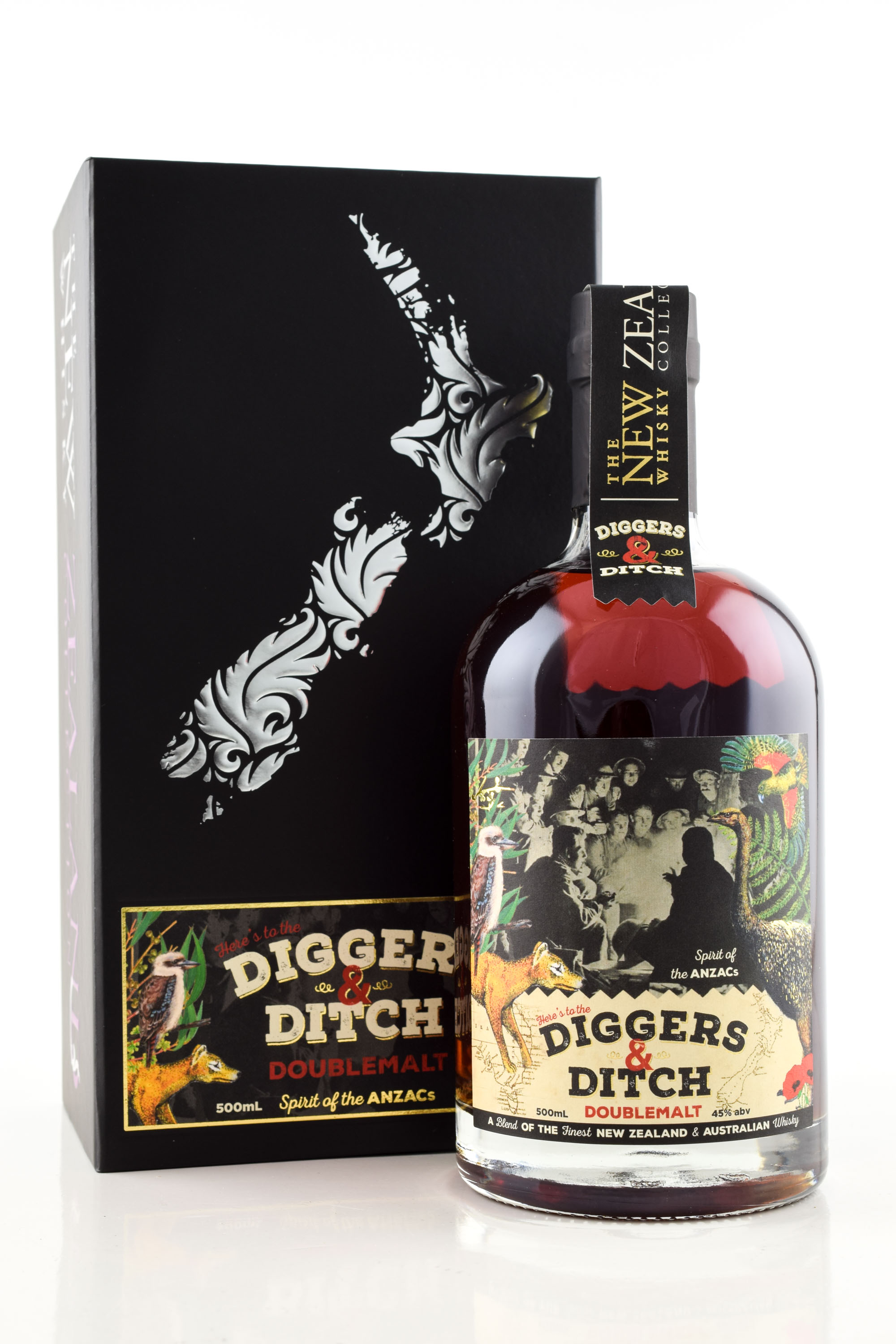 Diggers & Ditch The New Zealand Whiskey Co. 45% vol. 0.5l