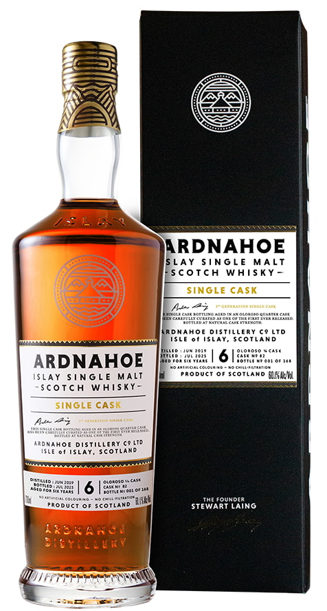 Ardnahoe 6 Jahre Single Oloroso Cask #82
