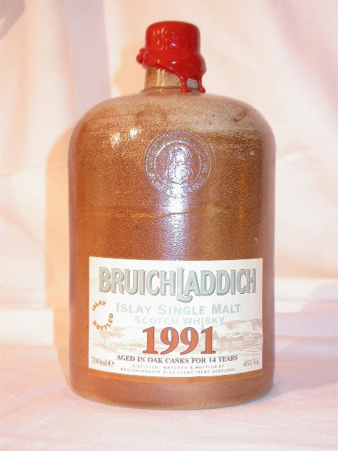 Bruichladdich 1991/2005 Steinkrug 46%vol. 0,7l
