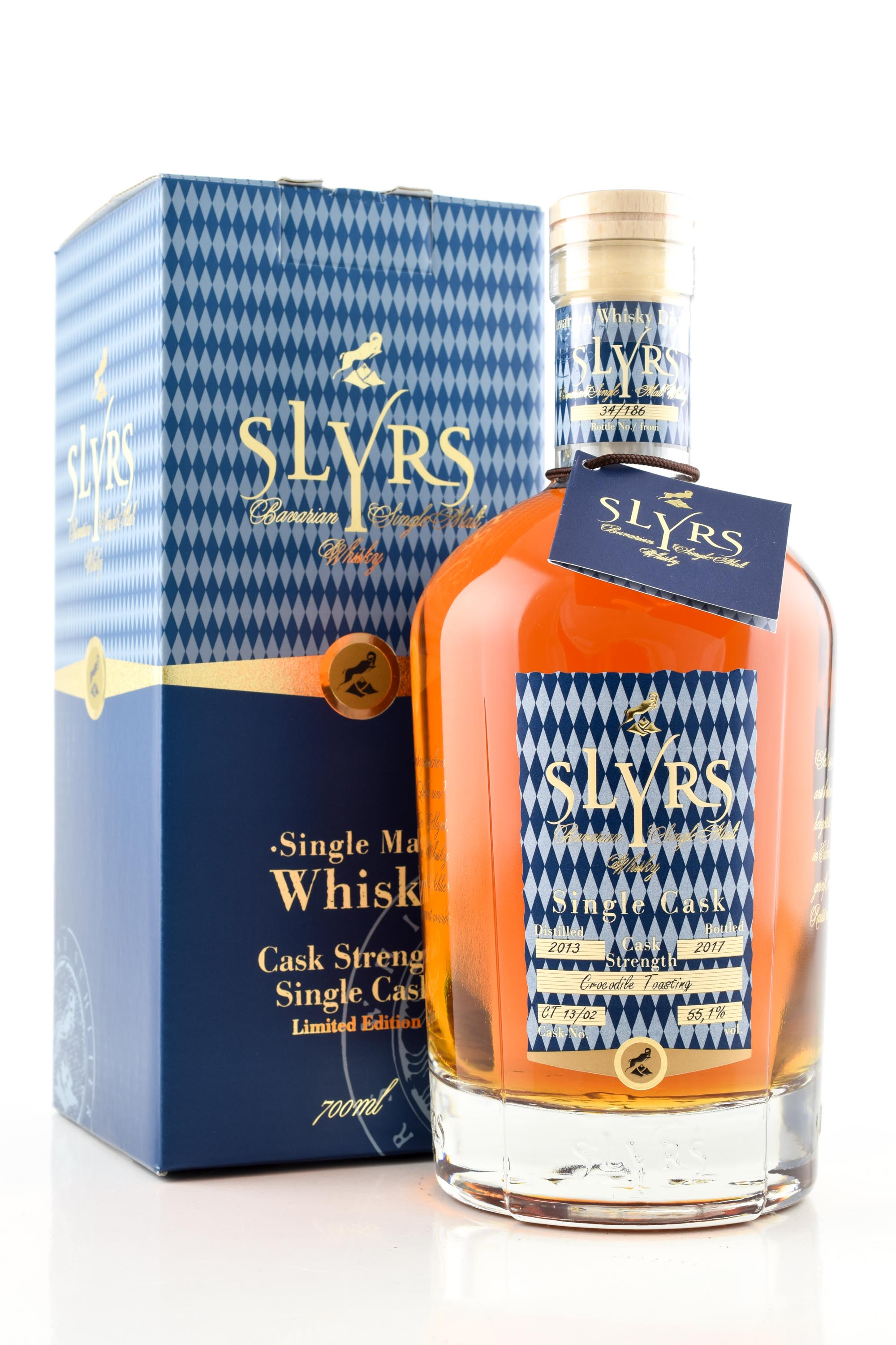 Slyrs 2013/2017 Crocodile Toasting 55,1%vol. 0,7l