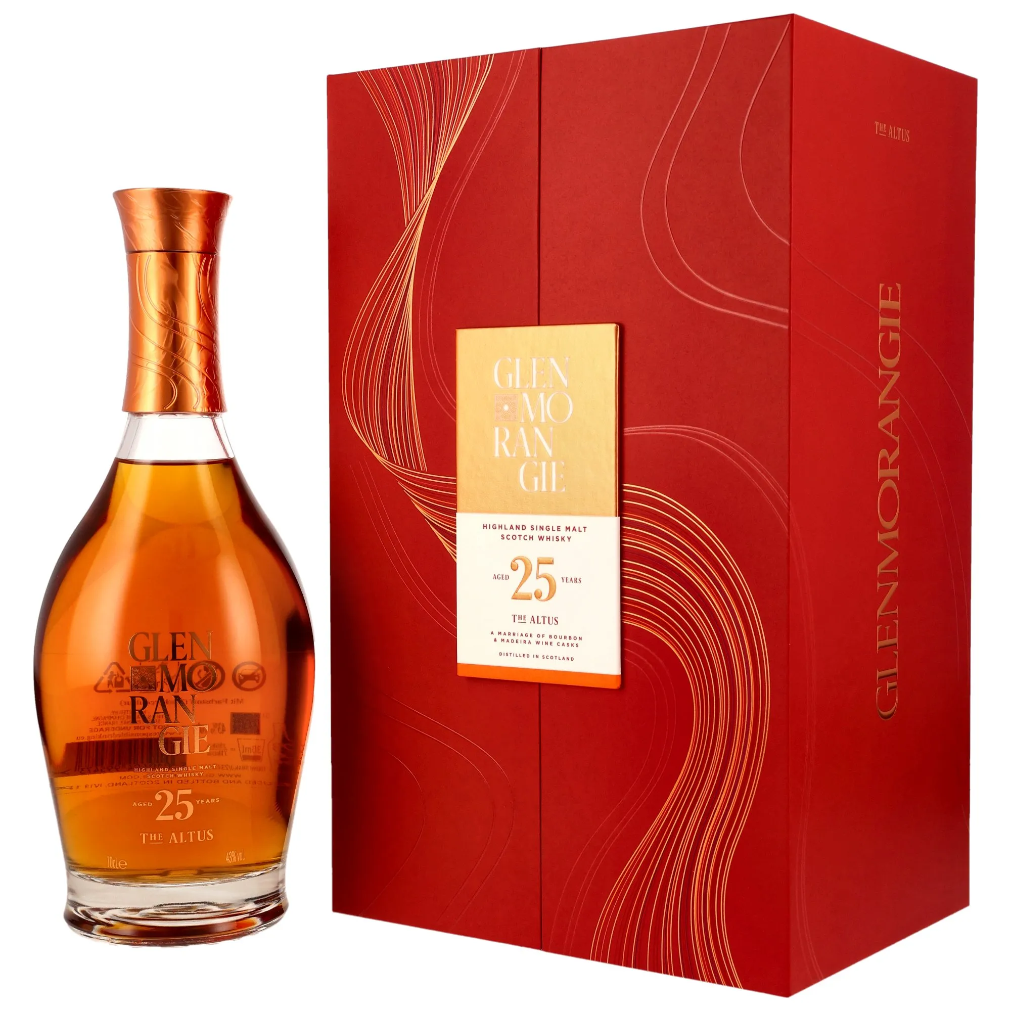Glenmorangie The Altus 25 Year Old, Bourbon & Malmsey Madeira Cask, 2025, 43%