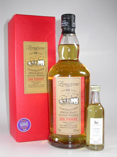 Longrow 10 Jahre 100 Proof 57%vol. Sample 0,05l