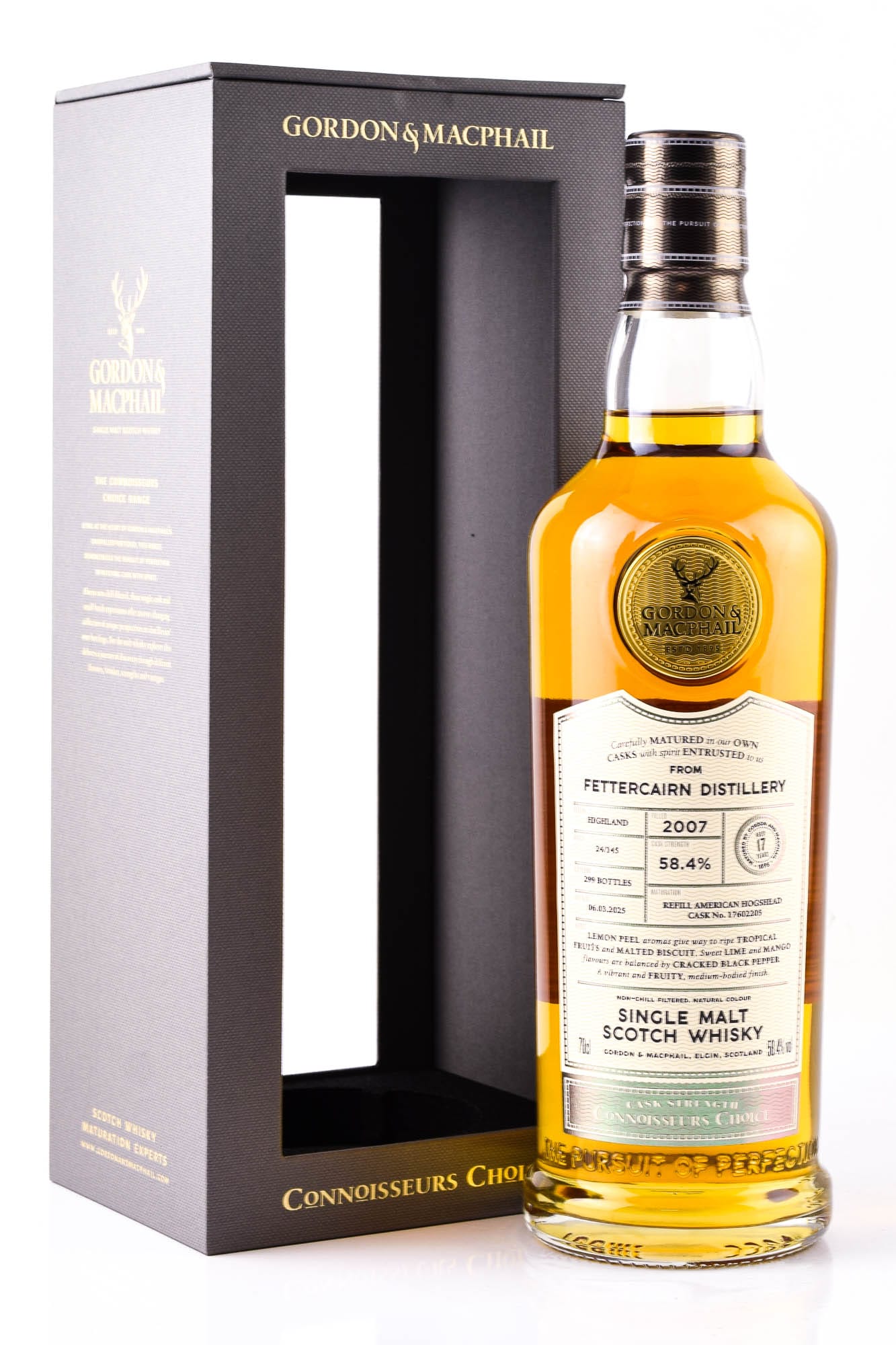 Fettercairn 17 year old 1st-fill Bourbon Barrel #17602205 Gordon & MacPhail Connoisseurs Ch.
