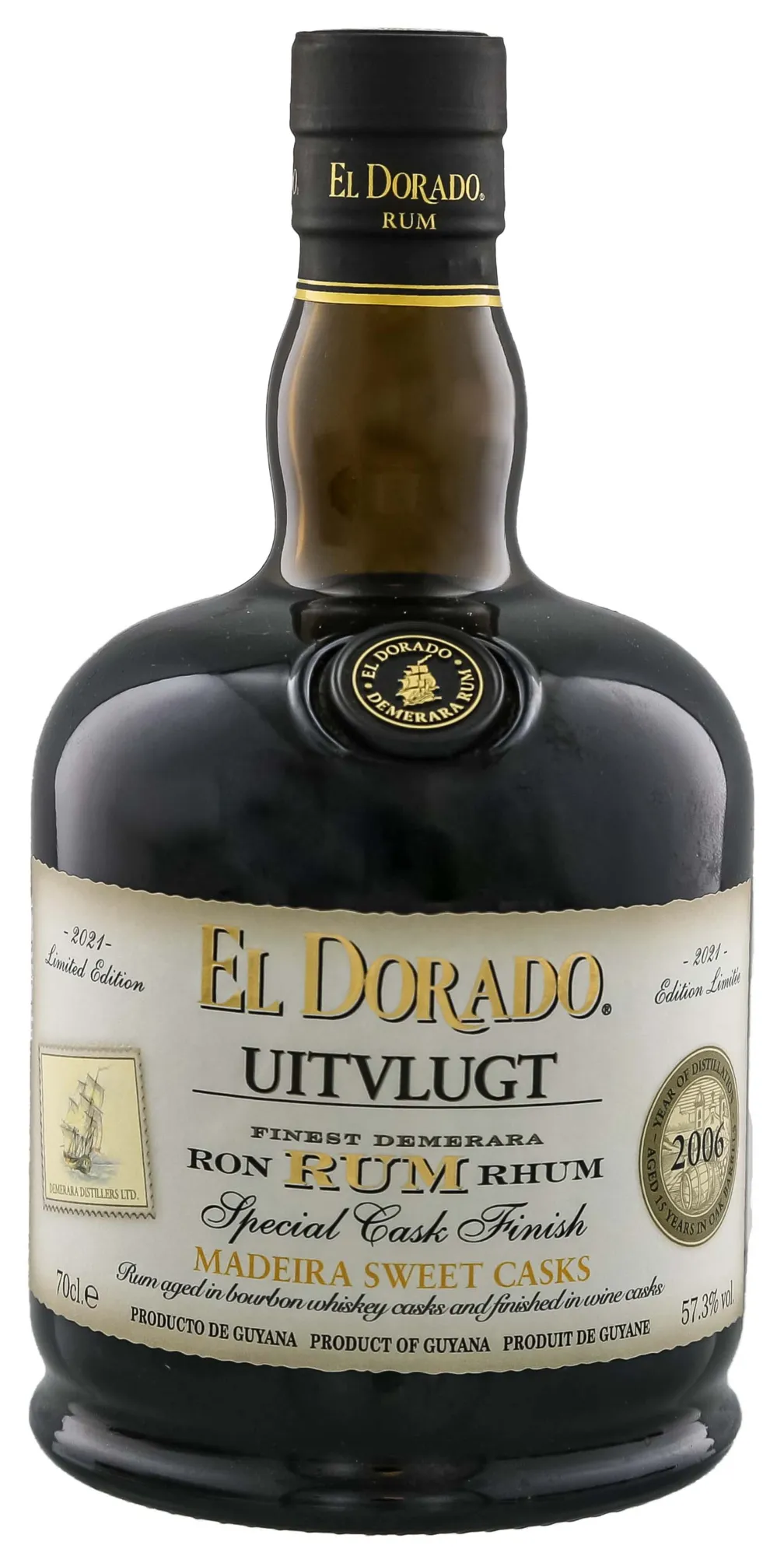 El Dorado Uitvlugt Special Cask Finish 2006/2021 Madeira Sweet Casks 0,7L 