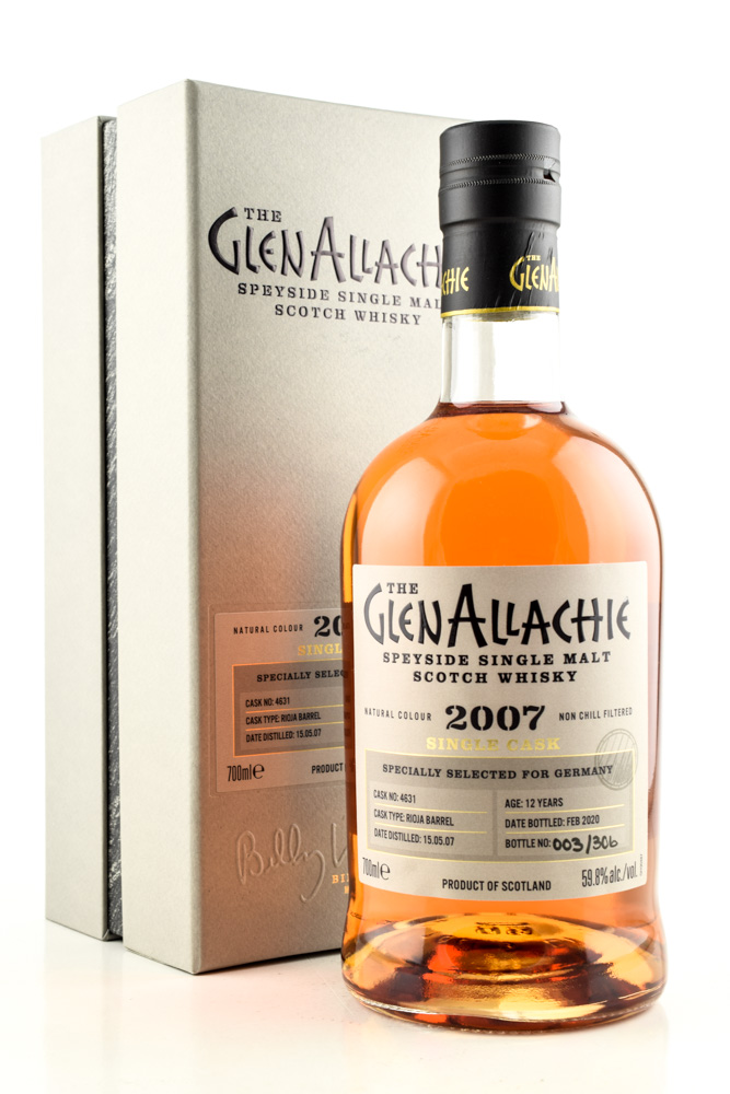 GlenAllachie 12 year old Rioja Barrel #4631 59,8%vol. 0,7l