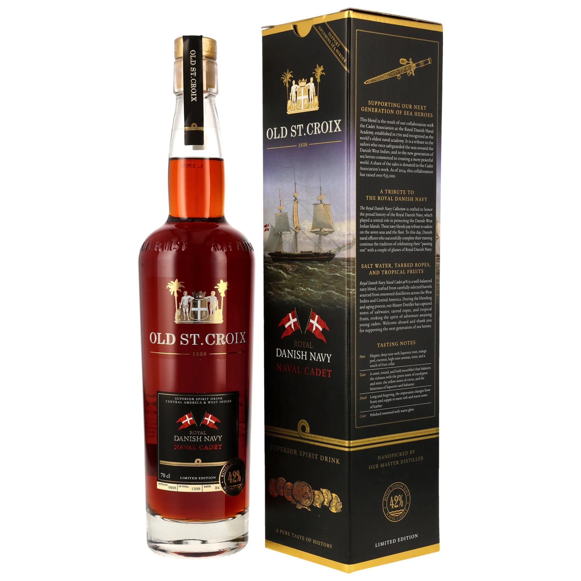 Old St. Croix (Riise) Danish Navy NAVAL CADET