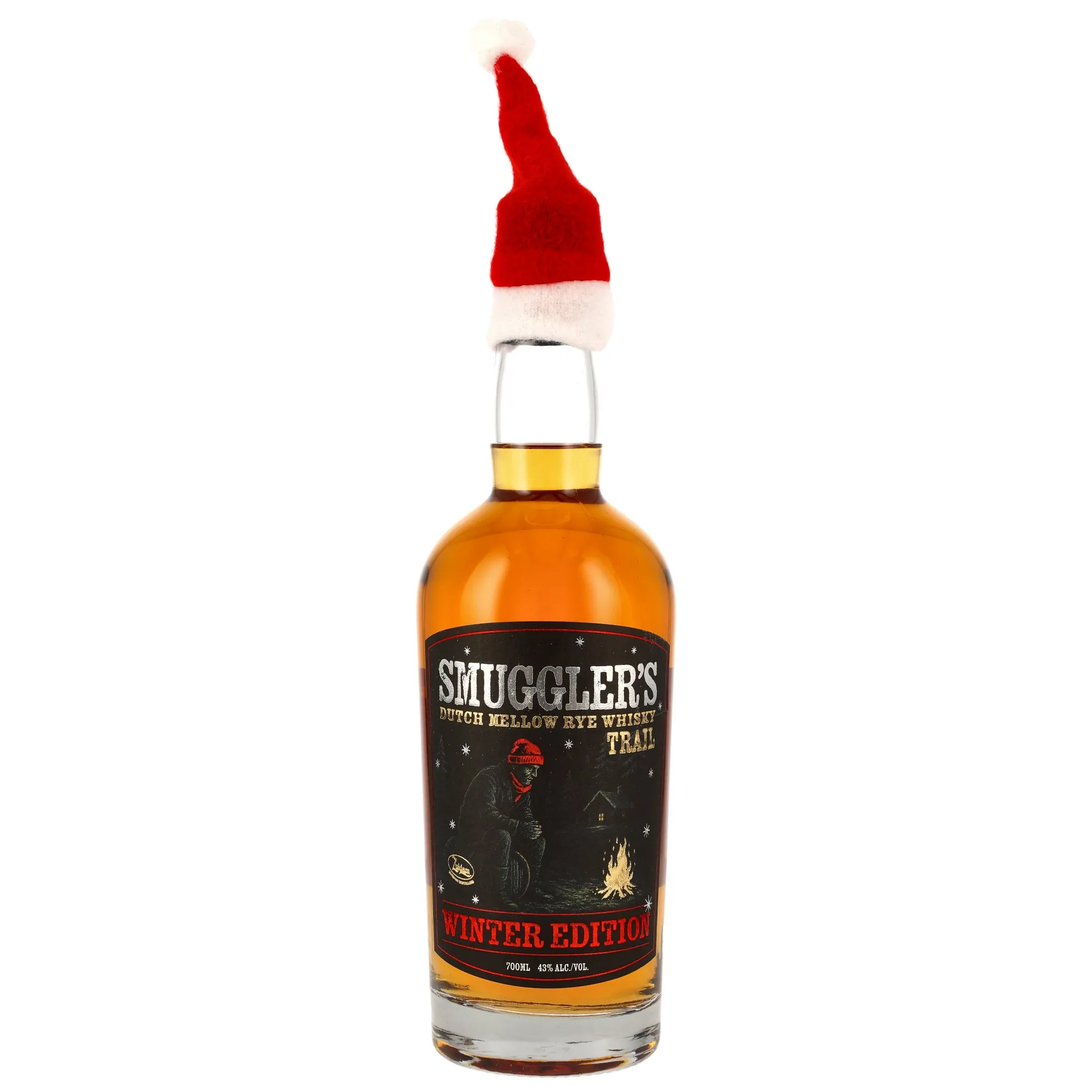 Zuidam Smugglers Dutch Mellow Rye Whisky Trail - Winter Edition, Oak Cask, 43%