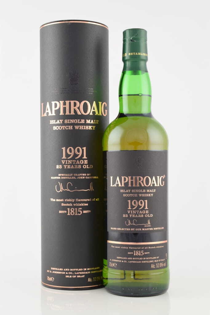 Laphroaig 1991 Vintage 23 Jahre 52,6%vol. 0,7l