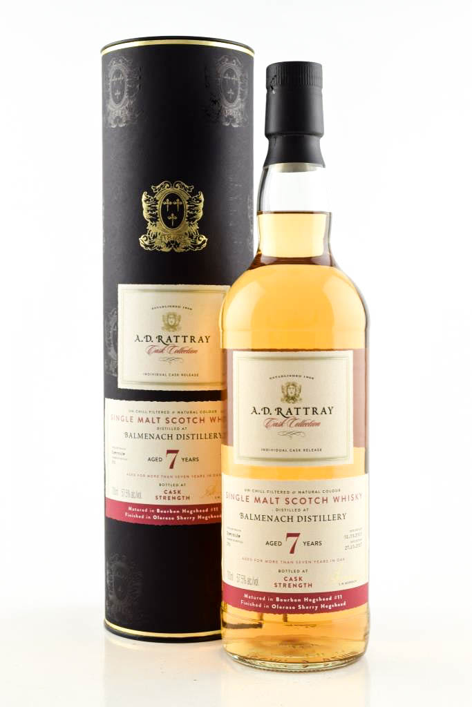 Balmenach 7 Jahre 2010/2017 A.D. Rattray 57,5%vol. 0,7l