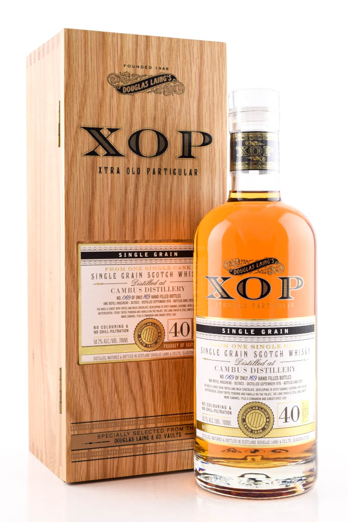 Cambus 40 Year Old 1976/2017 Refill Hogshead Douglas Laing XOP 58.2% vol. 0,7l