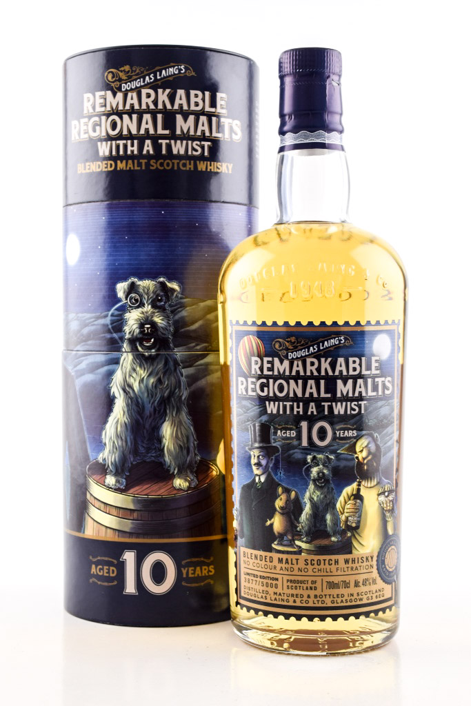 Remarkable Regional malts with a Twist 10 Year Old Douglas Laing 48% vol. 0,7l Remarkable Regional malts with a Twist 10 Year Old Douglas Laing 48% vol. 0,7l