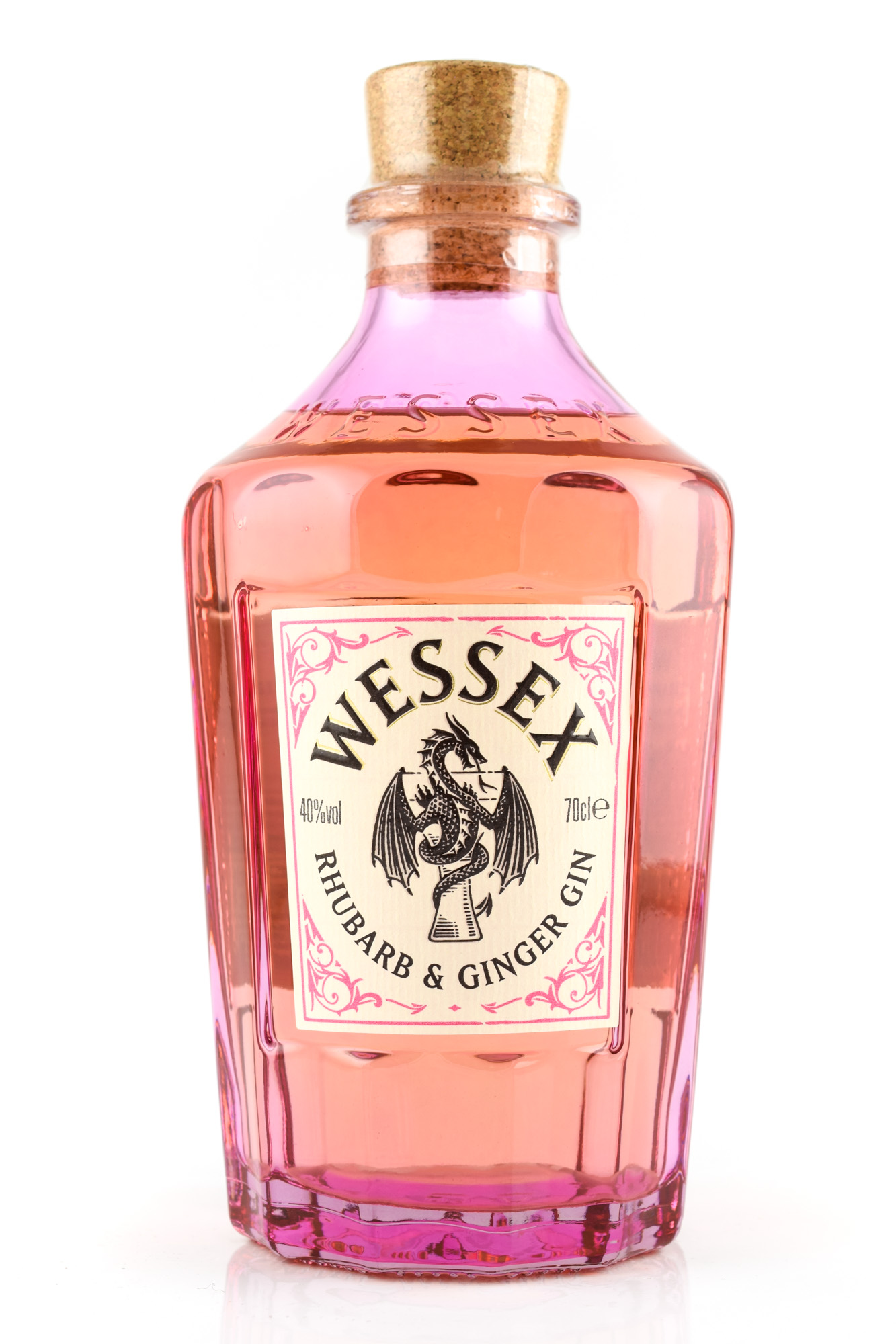 Wessex Rhubarb & Ginger Gin 40%vol. 0,7l Wessex Rhubarb & Ginger Gin 40%vol. 0,7l