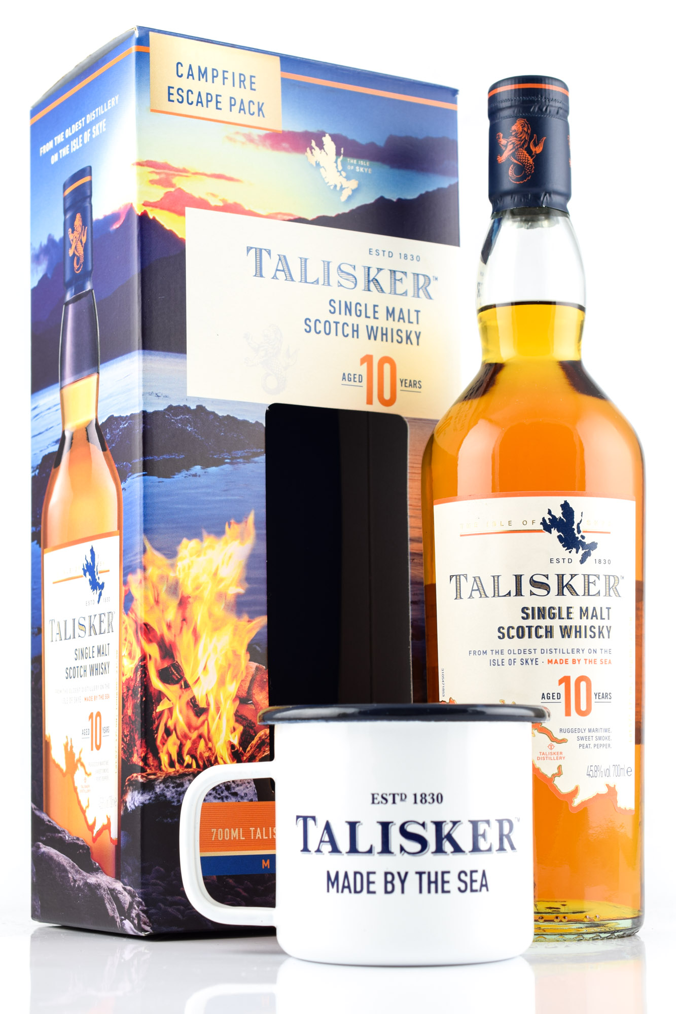 Talisker 10 year old 45,8%vol. 0,7l with Mug Talisker 10 year old 45,8%vol. 0,7l with Mug