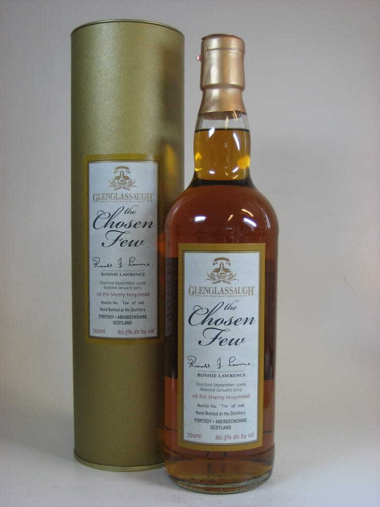 Glenglassaugh 3 Jahre 2009/2013 The Chosen Few - Ronnie Lawrence 60,3%vol. 0,7l