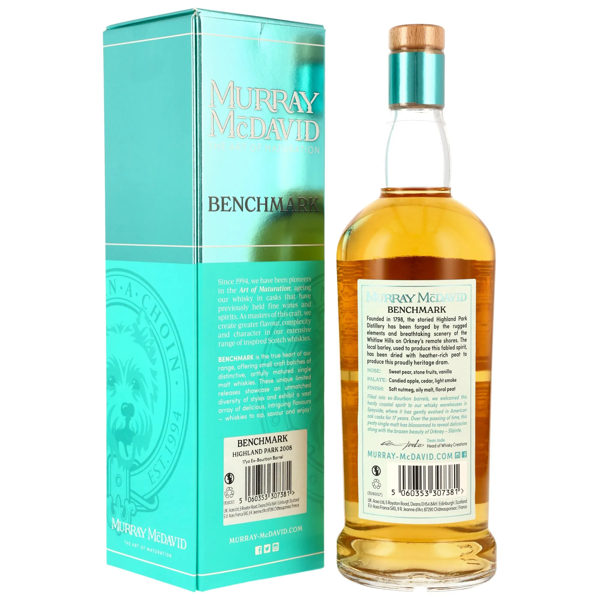 Highland Park 2008/2026 - 17 Jahre - Bourbon Barrel - Murray McDavid